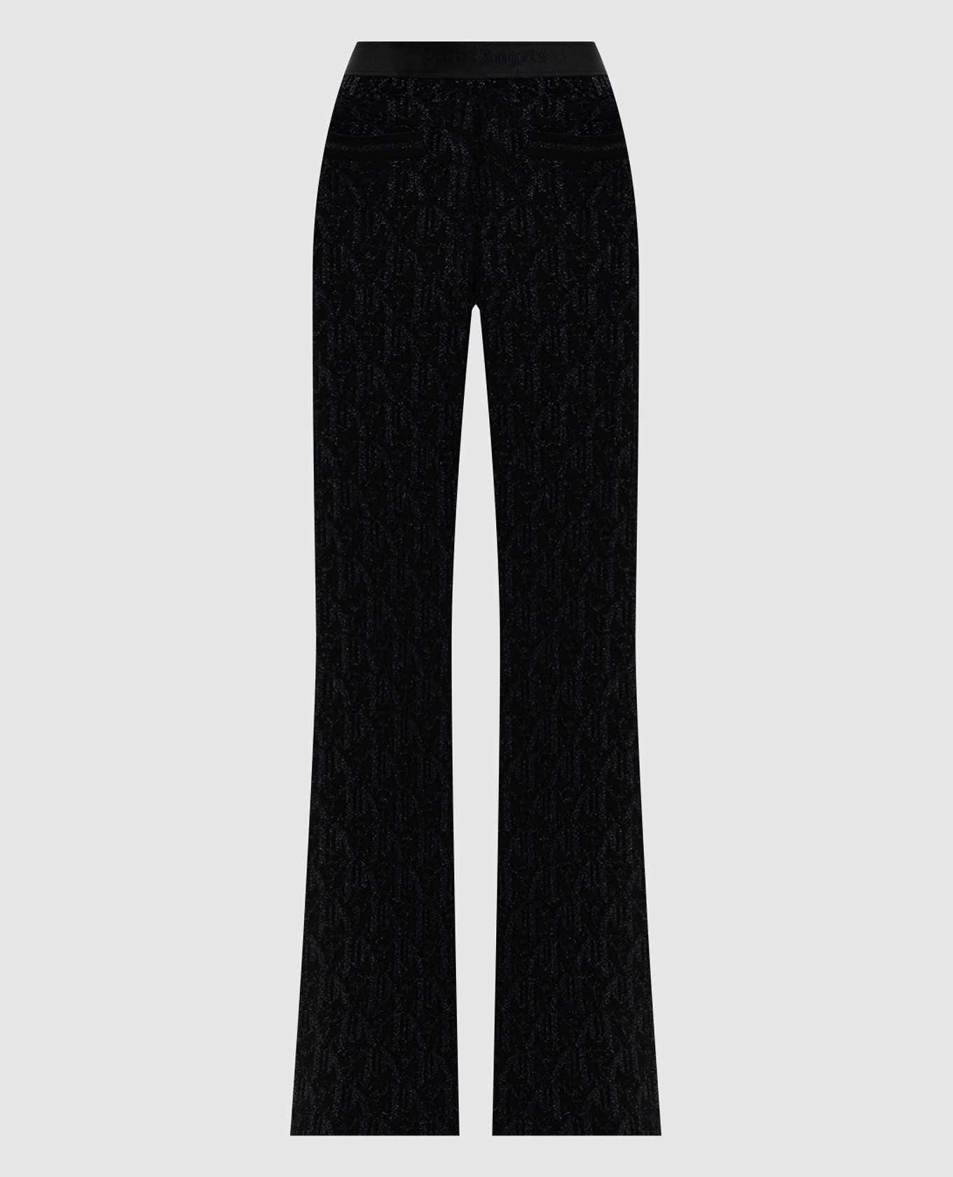 Black flared pants with lurex Palm Angels
Black flared pants with lurex Palm Angels