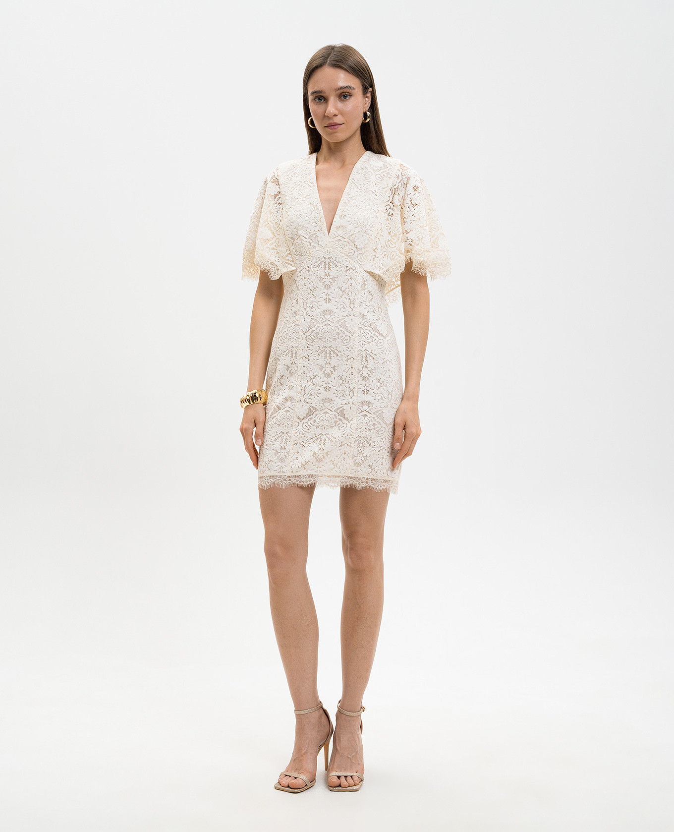Ivory lace dress Twinset, Beige
Ivory lace dress Twinset, Beige