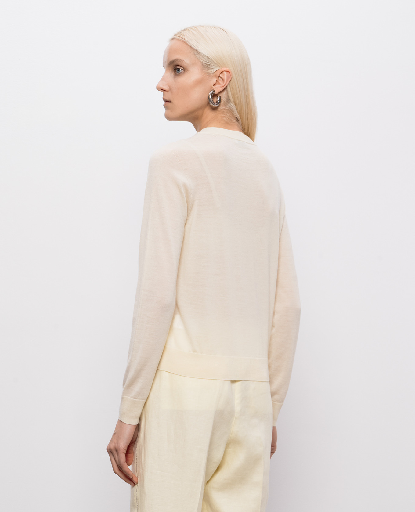 Yellow merino wool cardigan Peserico
Yellow merino wool cardigan Peserico