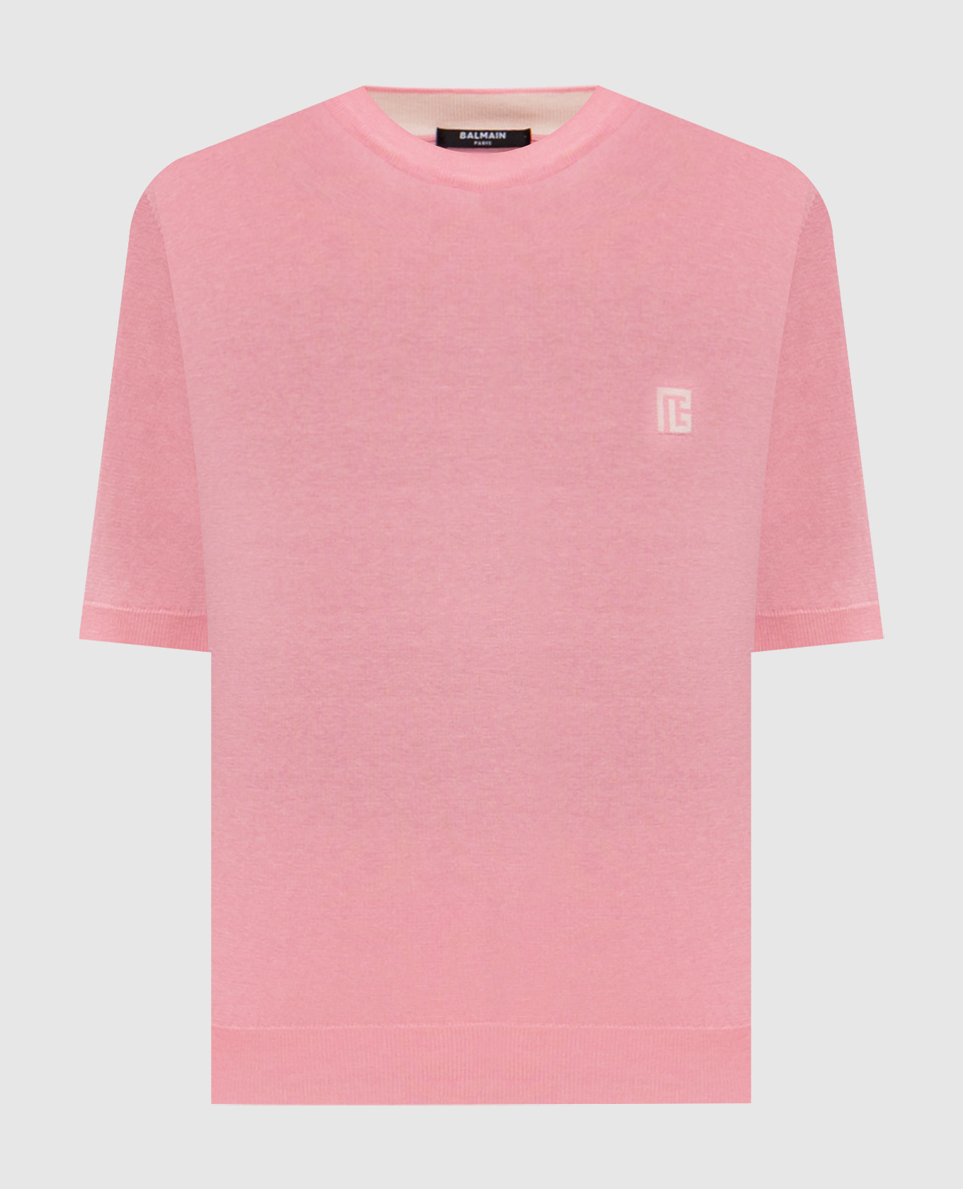 Pink silk t-shirt Balmain
Pink silk t-shirt Balmain