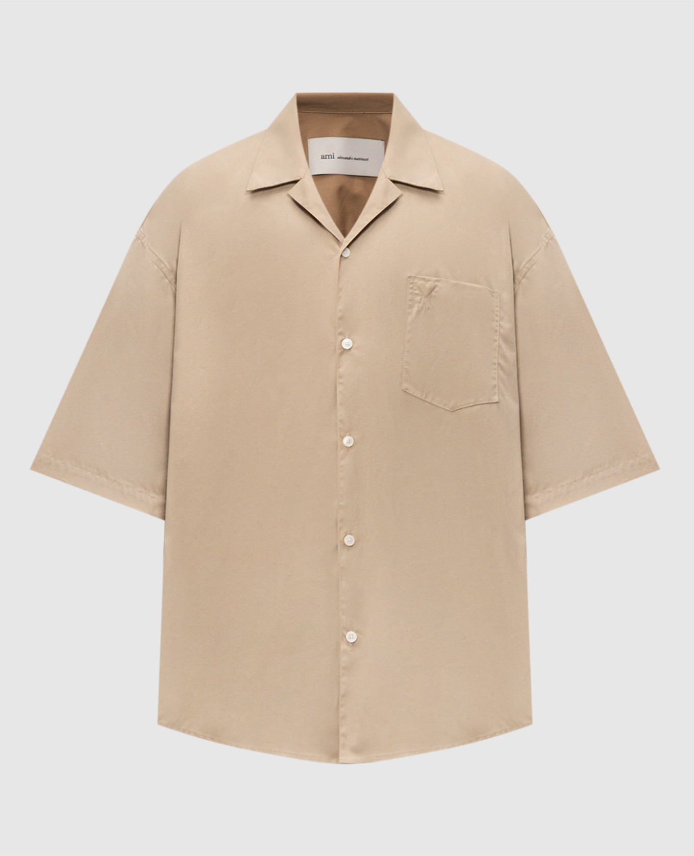 Beige shirt with emblem Ami Paris
Beige shirt with emblem Ami Paris