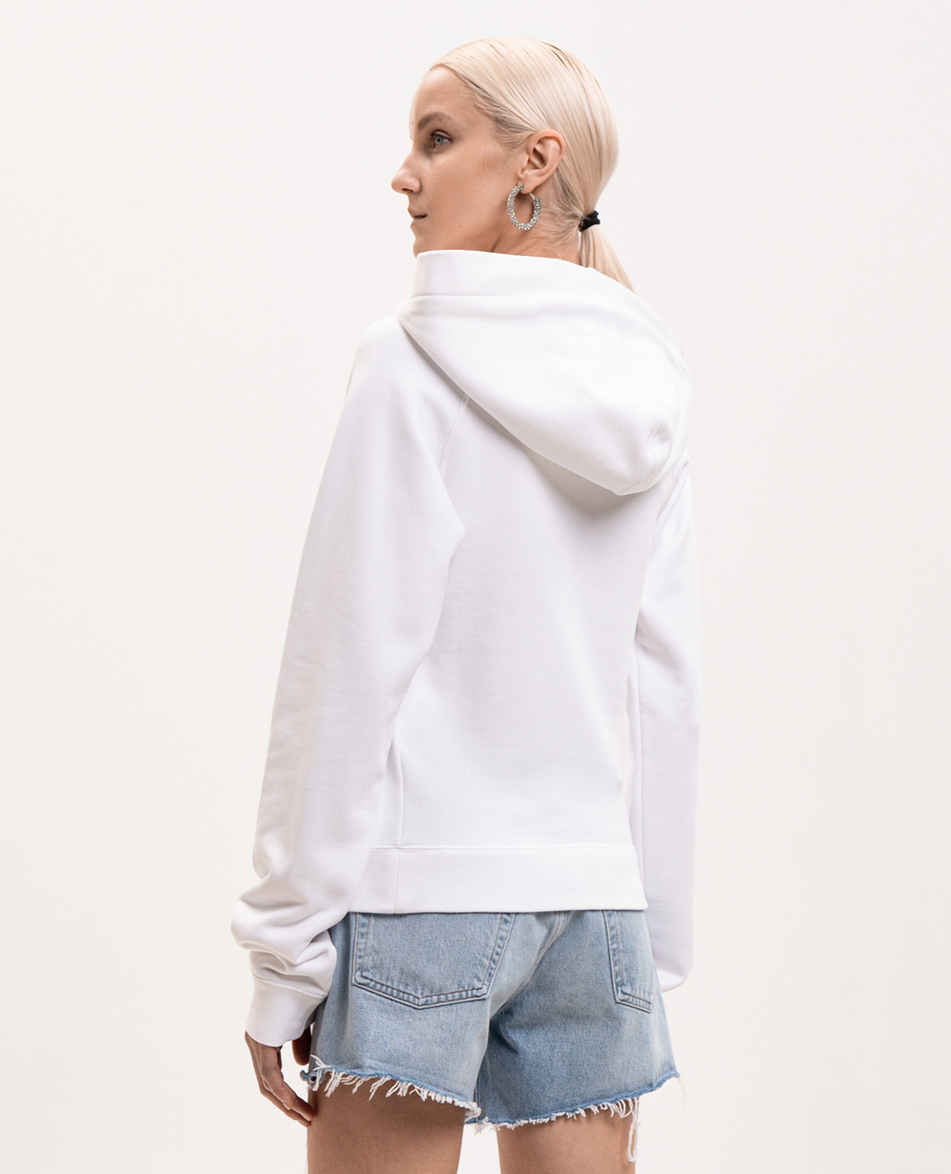 Double Eagle white hoodie with Swarovski crystals Off-White
Double Eagle white hoodie with Swarovski crystals Off-White
