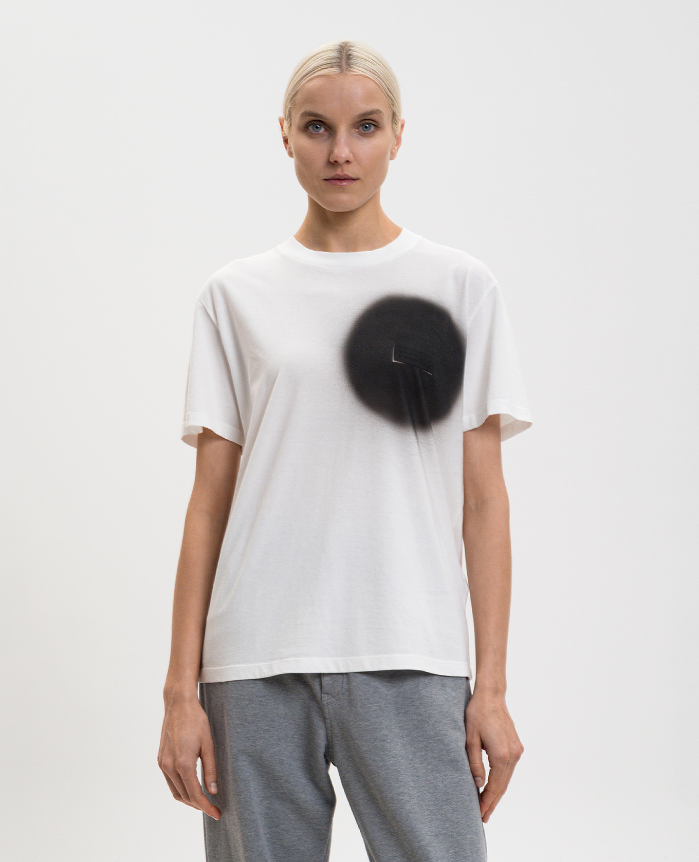 White T-shirt with logo Maison Margiela MM6
White T-shirt with logo Maison Margiela MM6