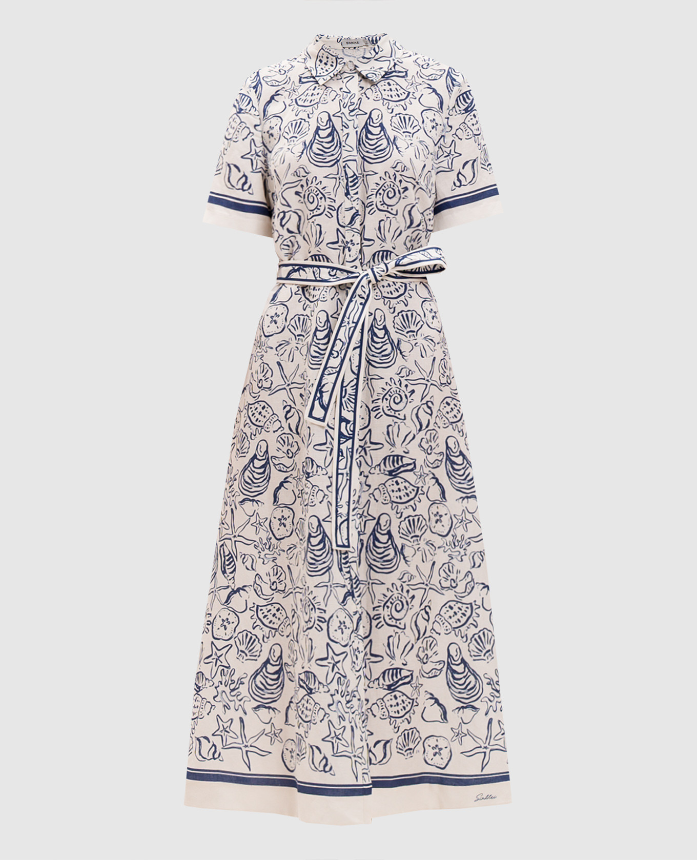 Audria ivory linen shirt dress Simkhai, Beige
Audria ivory linen shirt dress Simkhai, Beige
