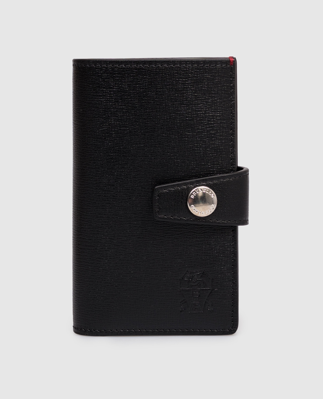 Black leather wallet with embossed logo Brunello Cucinelli
Black leather wallet with embossed logo Brunello Cucinelli