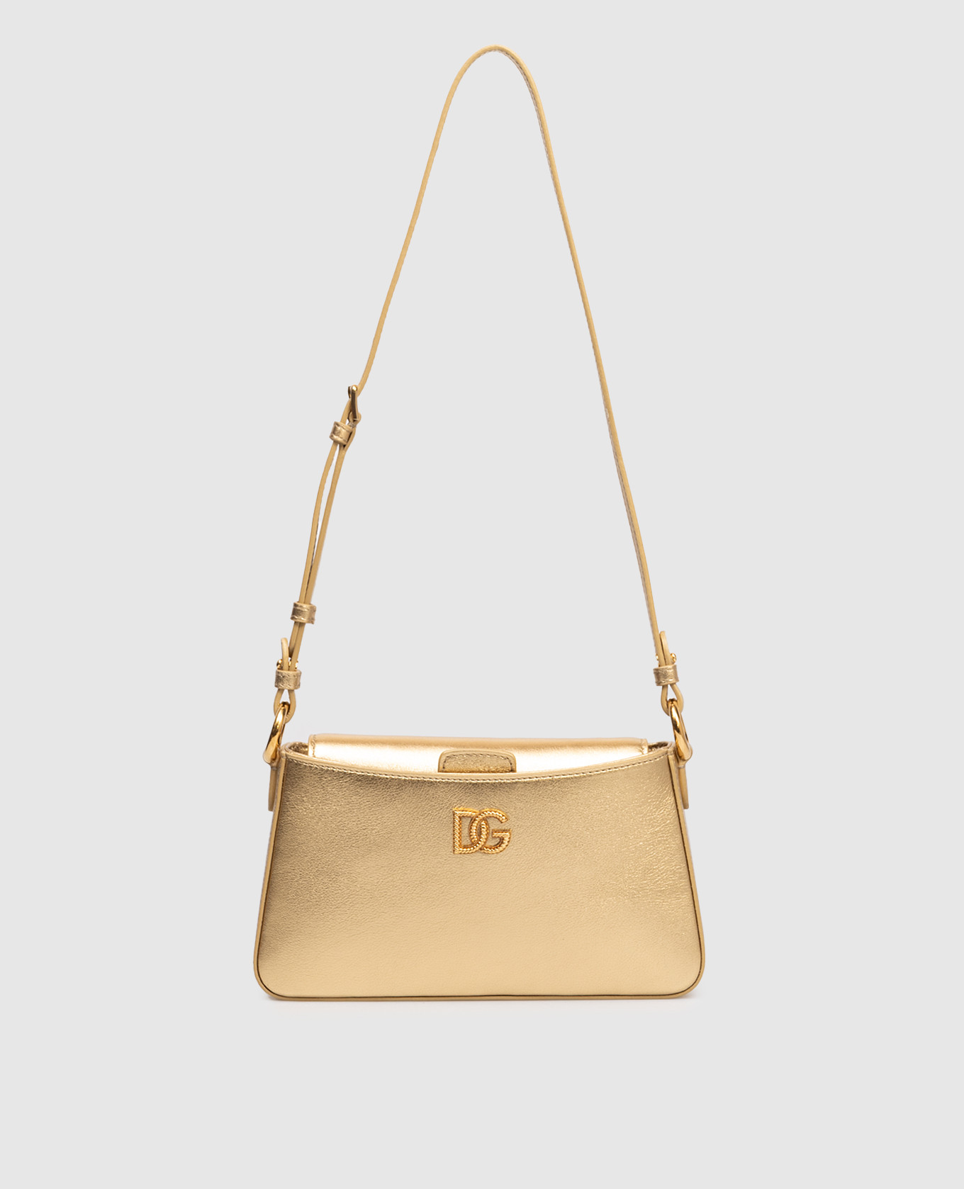 Gold leather bag with logo Dolce&Gabbana, Golden
Gold leather bag with logo Dolce&Gabbana, Golden
