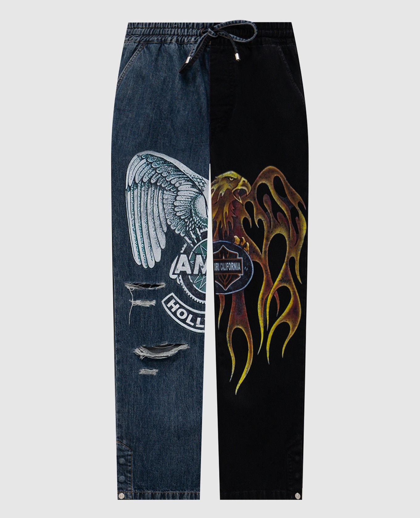 Jeans with branded print and holes AMIRI, White
Jeans with branded print and holes AMIRI, White