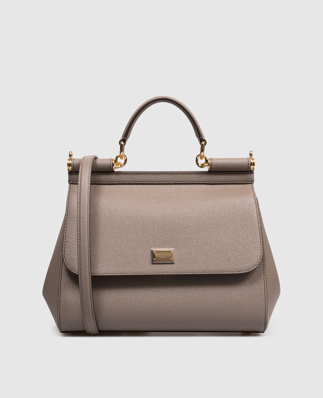 Beige leather bag Sicily with logo plate Dolce&Gabbana
Beige leather bag Sicily with logo plate Dolce&Gabbana