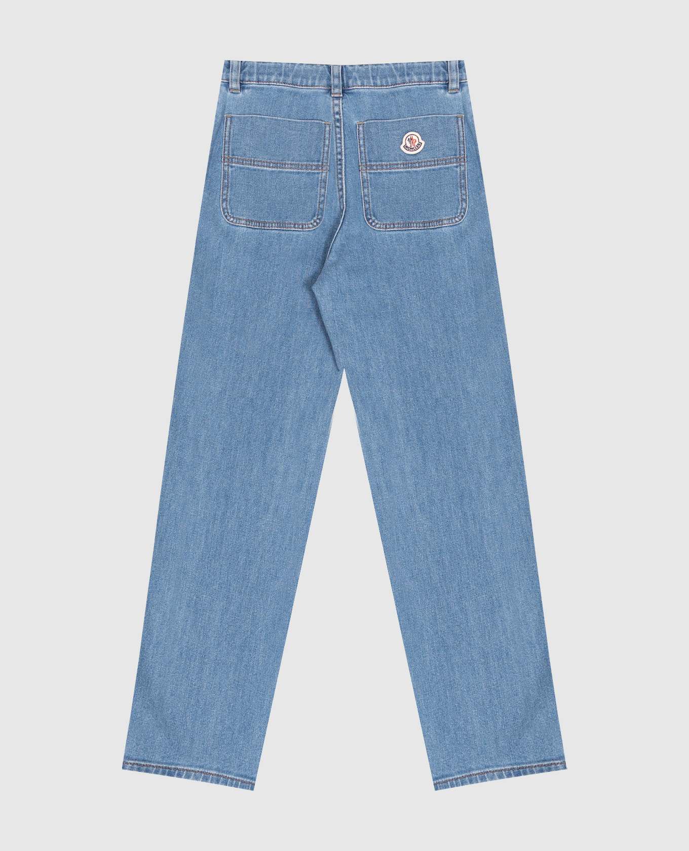 Kids' blue jeans with logo patch Moncler ENFANT
Kids' blue jeans with logo patch Moncler ENFANT