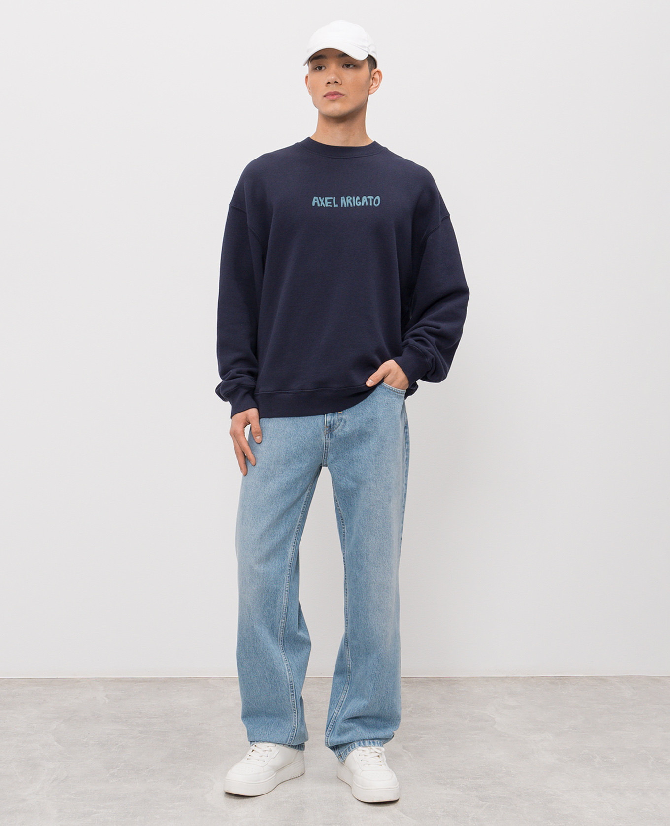 Norton blue sweatshirt with logo print Axel Arigato
Norton blue sweatshirt with logo print Axel Arigato