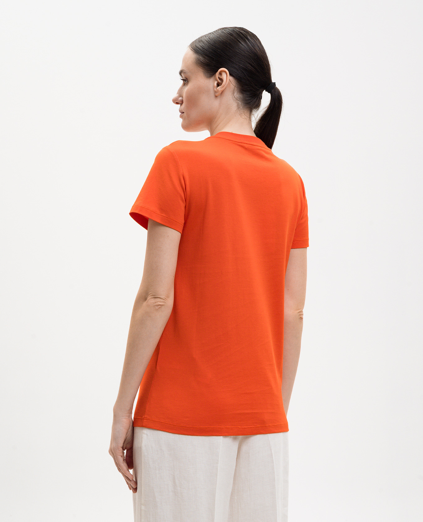 GIOVANE orange T-shirt with monogram embroidery Max Mara
GIOVANE orange T-shirt with monogram embroidery Max Mara