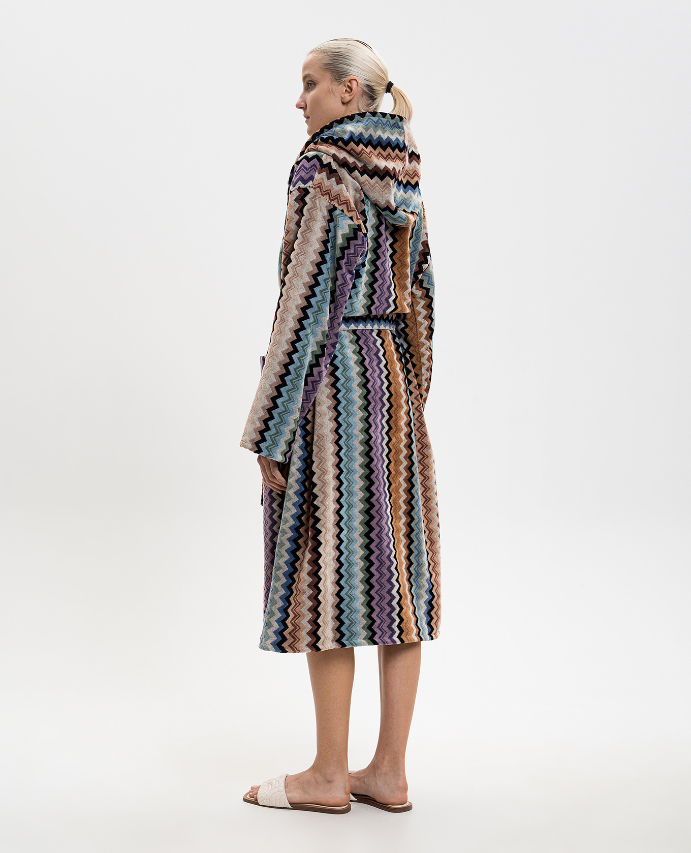 Terry bathrobe Adam in a pattern Missoni Home, White
Terry bathrobe Adam in a pattern Missoni Home, White