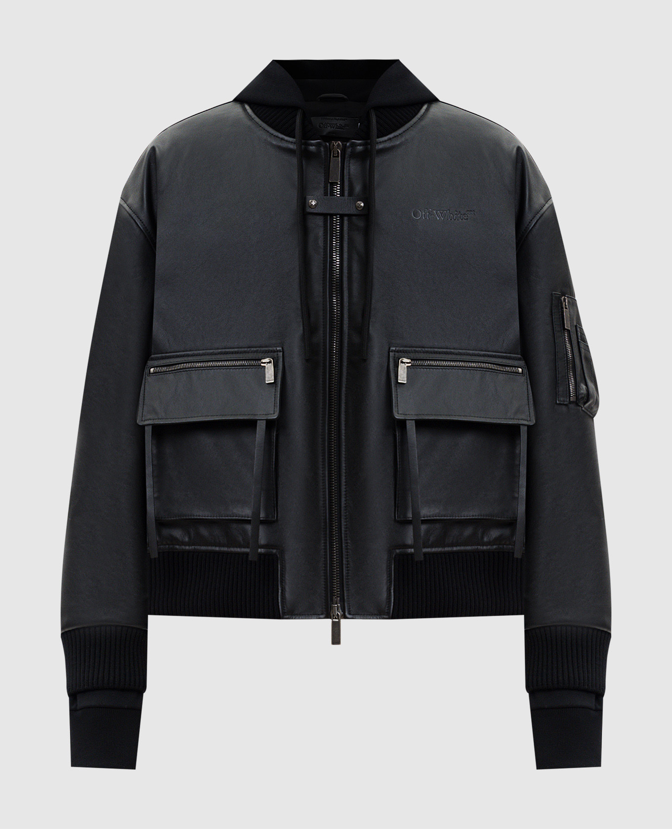 Black leather jacket Off-White
Black leather jacket Off-White