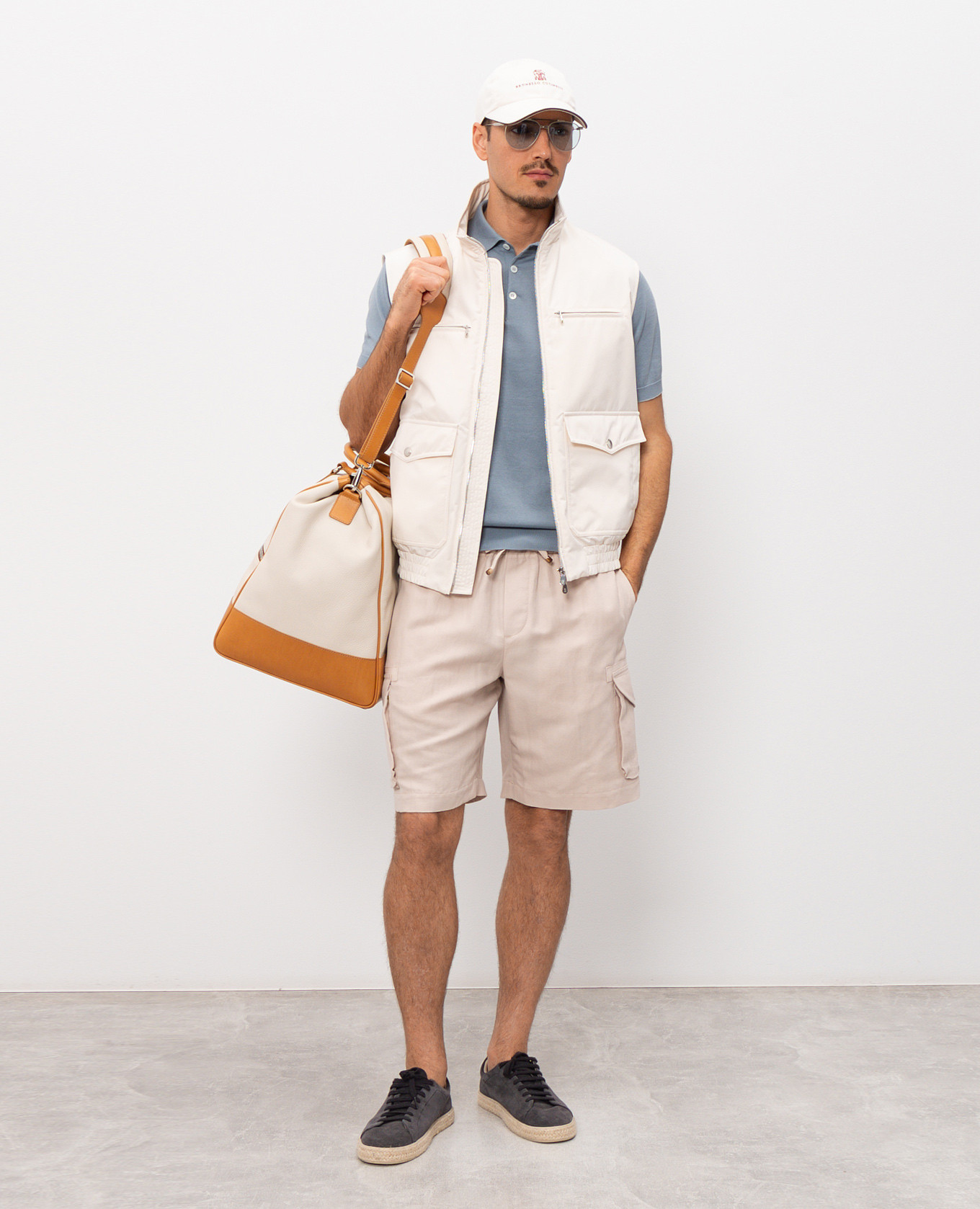 Blue polo shirt Brunello Cucinelli, Light blue
Blue polo shirt Brunello Cucinelli, Light blue