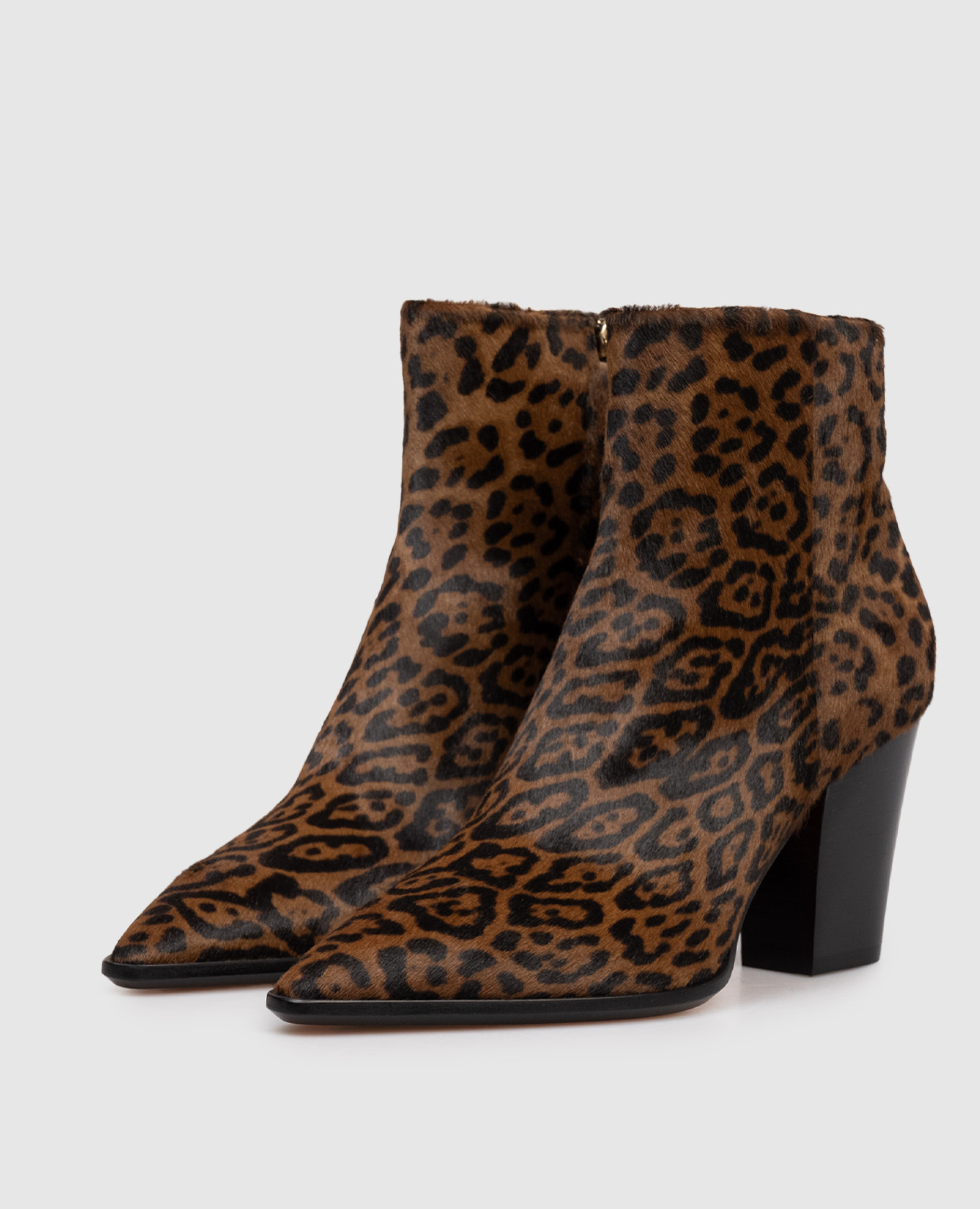 Brown leather ankle boots in animal print Santoni
Brown leather ankle boots in animal print Santoni