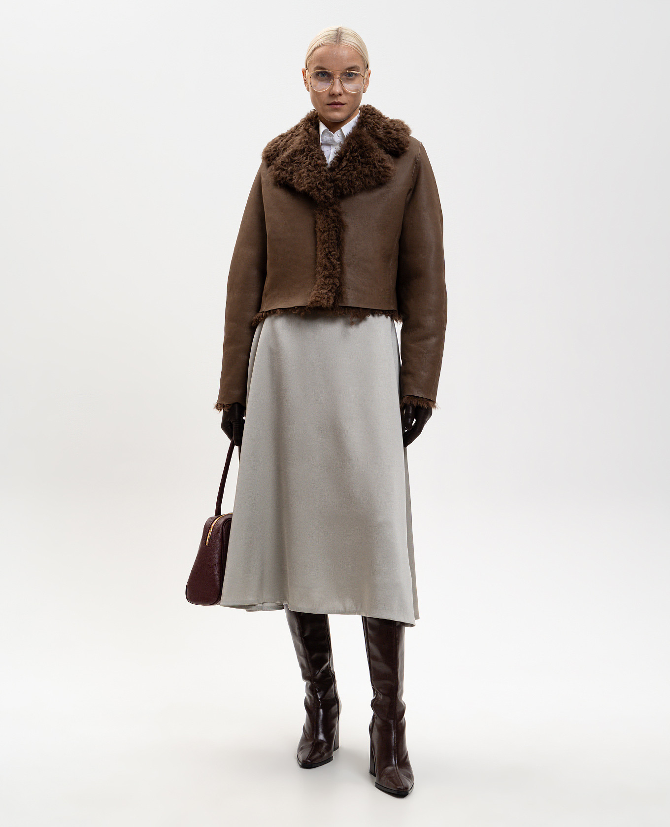 Gray midi skirt Brunello Cucinelli, Grey
Gray midi skirt Brunello Cucinelli, Grey