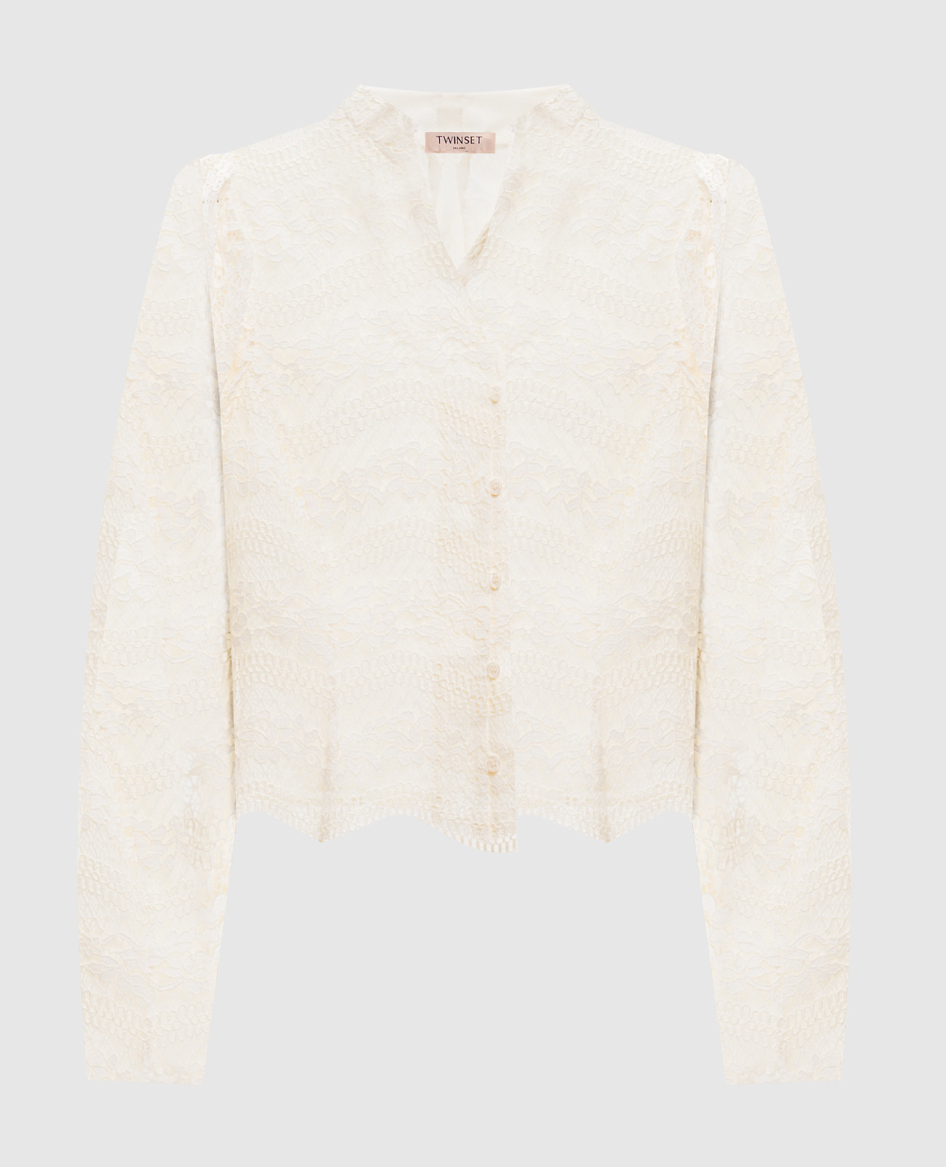 Ivory lace blouse Twinset, Beige
Ivory lace blouse Twinset, Beige