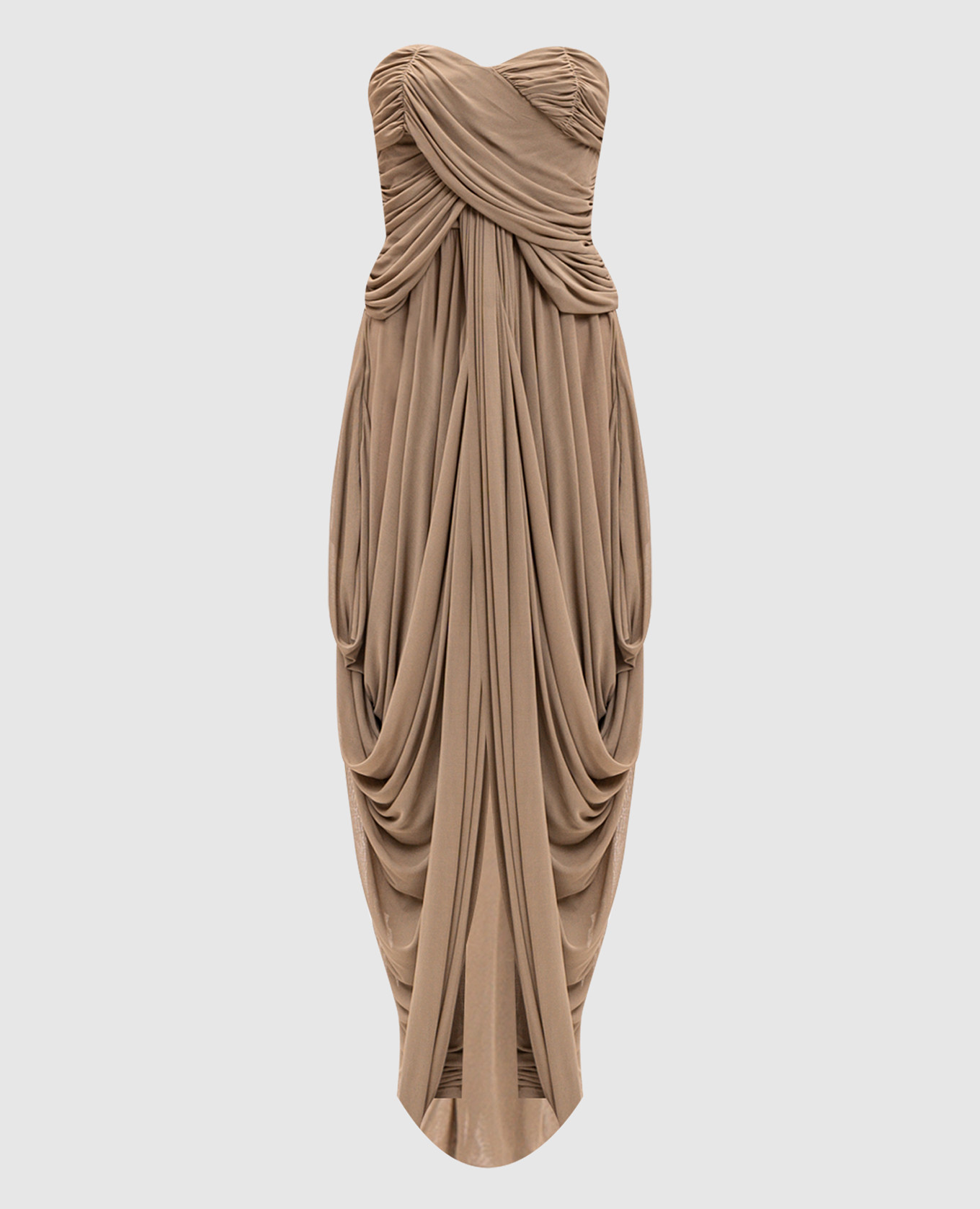 Beige bustier jumpsuit with drape Balmain
Beige bustier jumpsuit with drape Balmain