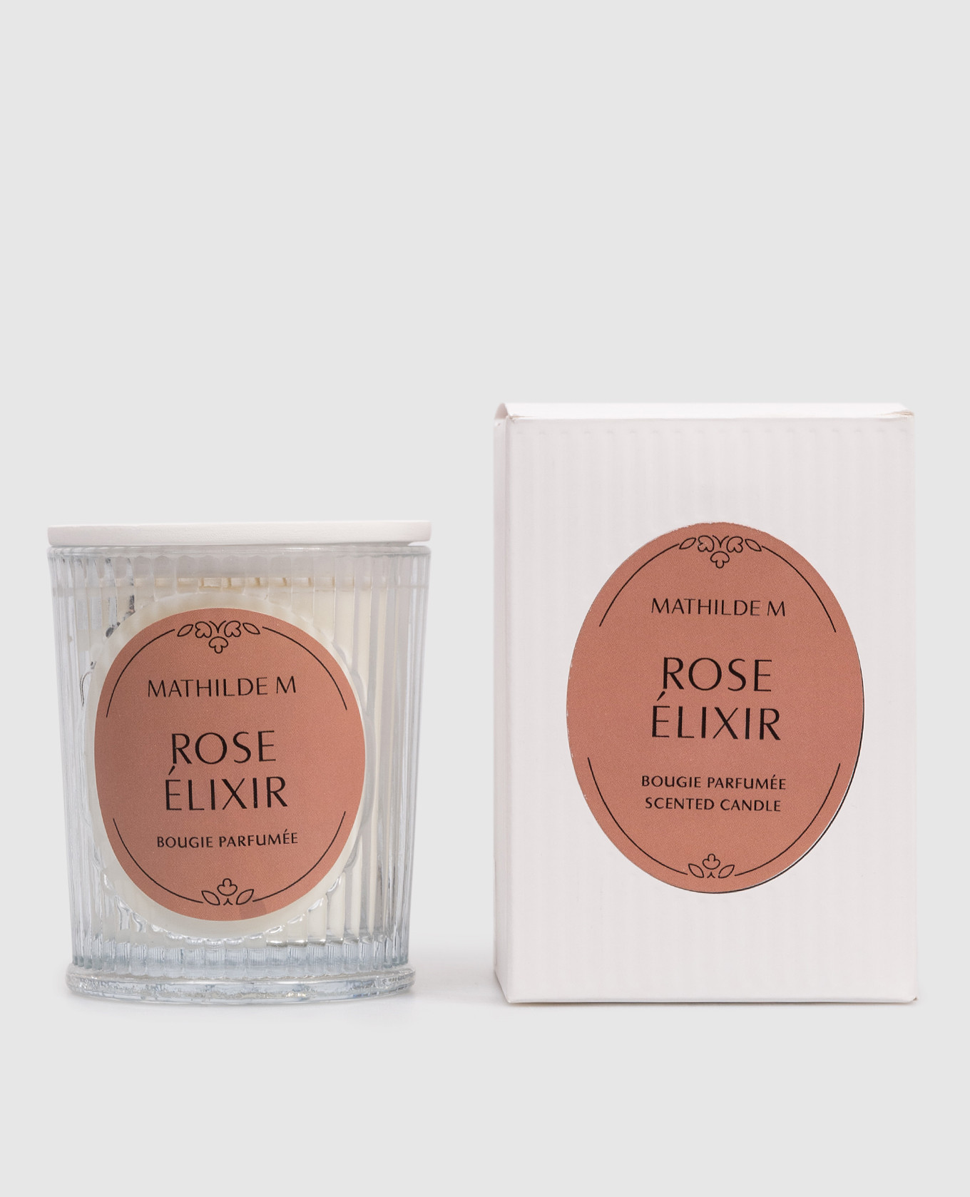 Rose Élixir scented candle Mathilde Creations, White
Rose Élixir scented candle Mathilde Creations, White