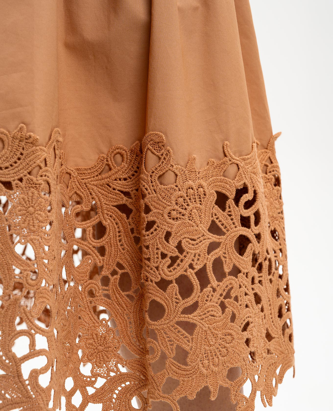 Brown midi skirt with ruffle Twinset
Brown midi skirt with ruffle Twinset