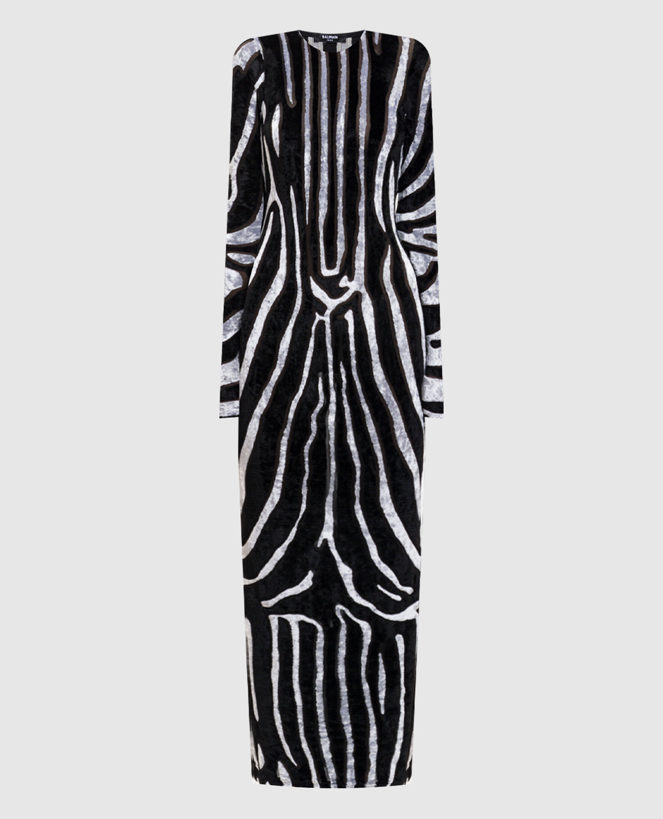 Black velour dress with animal print Balmain
Black velour dress with animal print Balmain