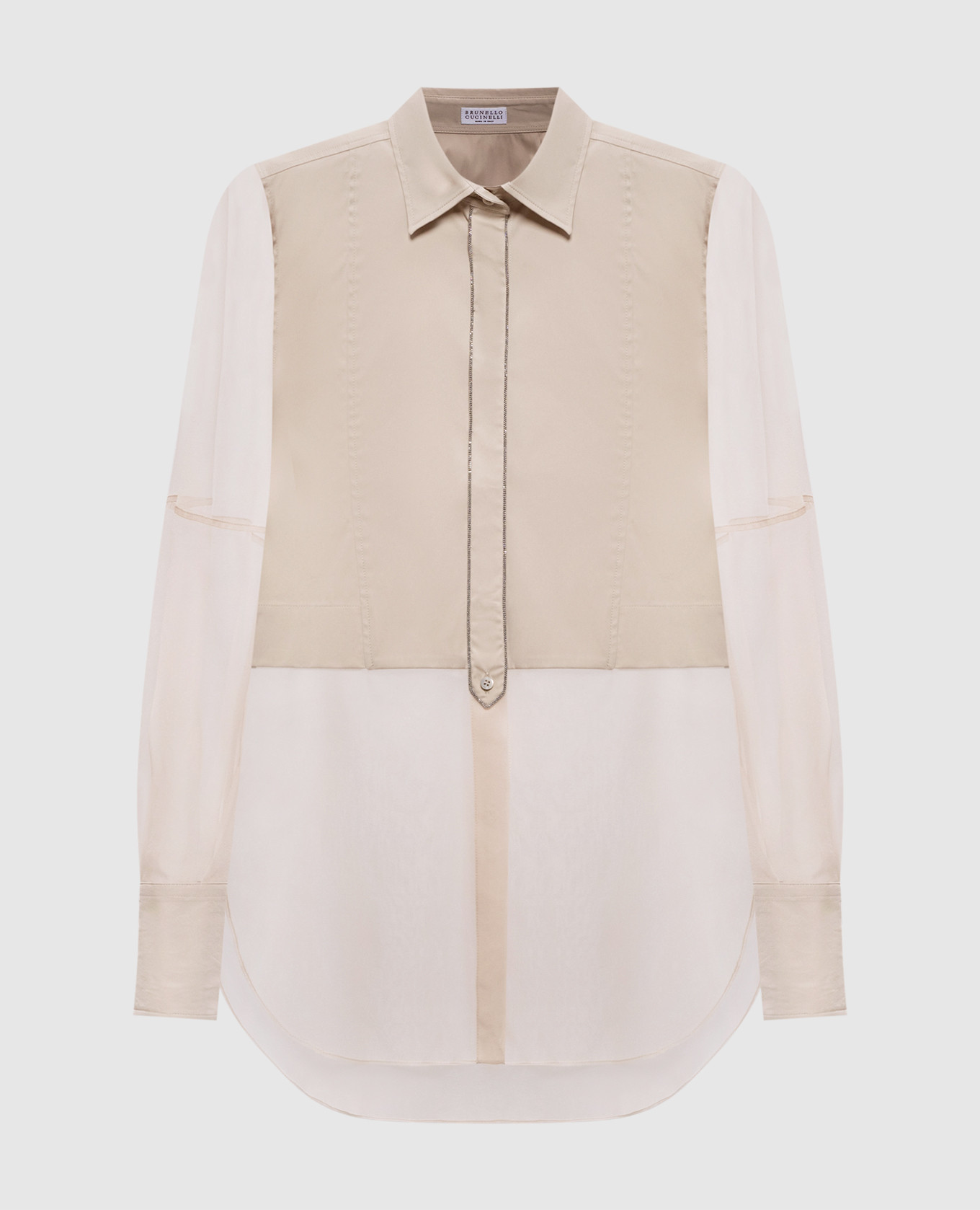 Beige blouse with monil chain Brunello Cucinelli
Beige blouse with monil chain Brunello Cucinelli