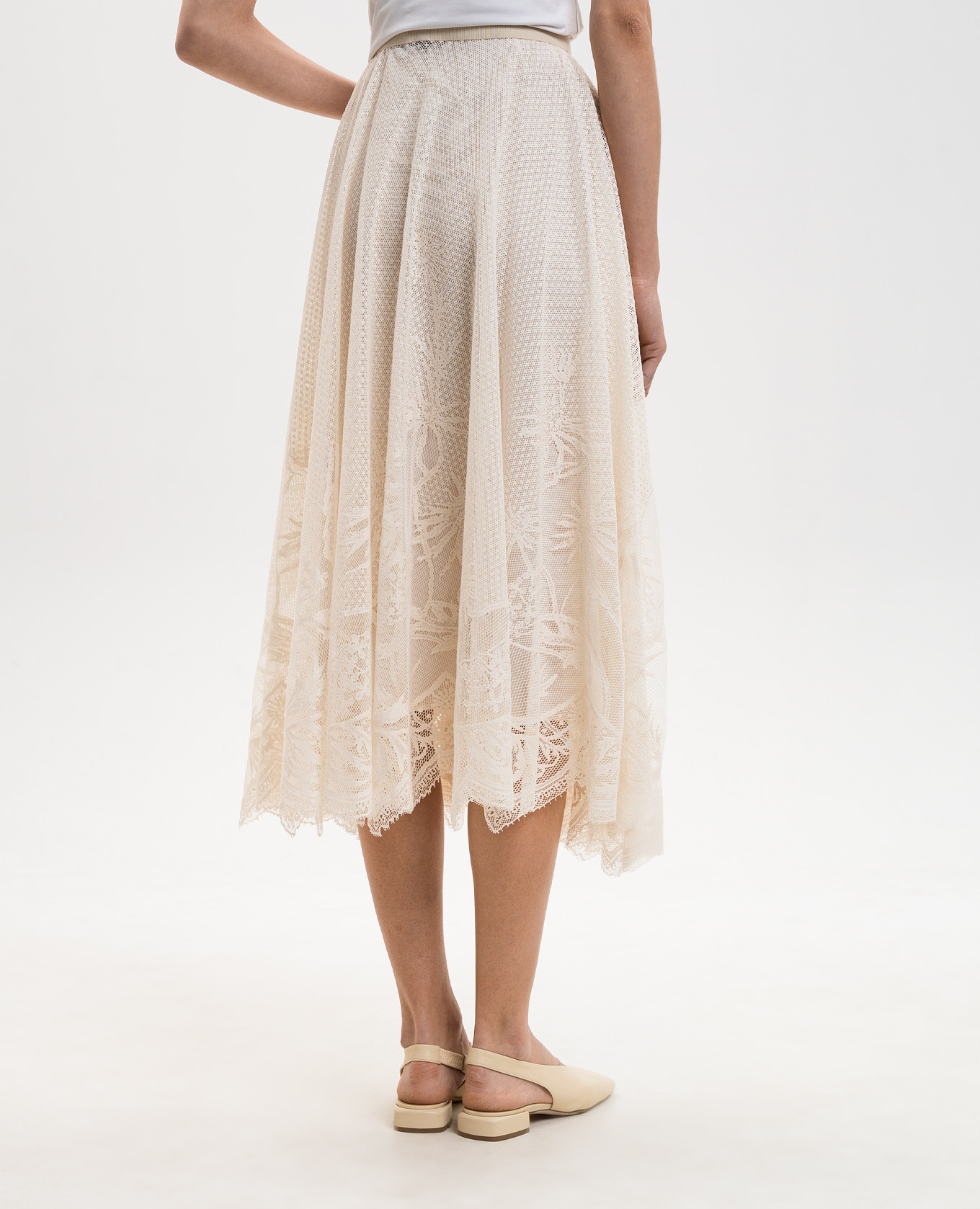Ivory lace skirt Fabiana Filippi, Beige
Ivory lace skirt Fabiana Filippi, Beige
