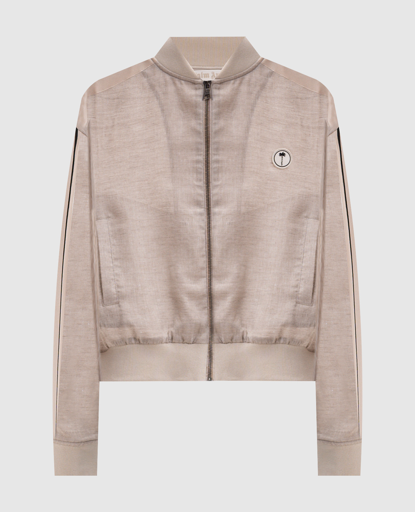 Beige linen bomber jacket Palm Angels
Beige linen bomber jacket Palm Angels
