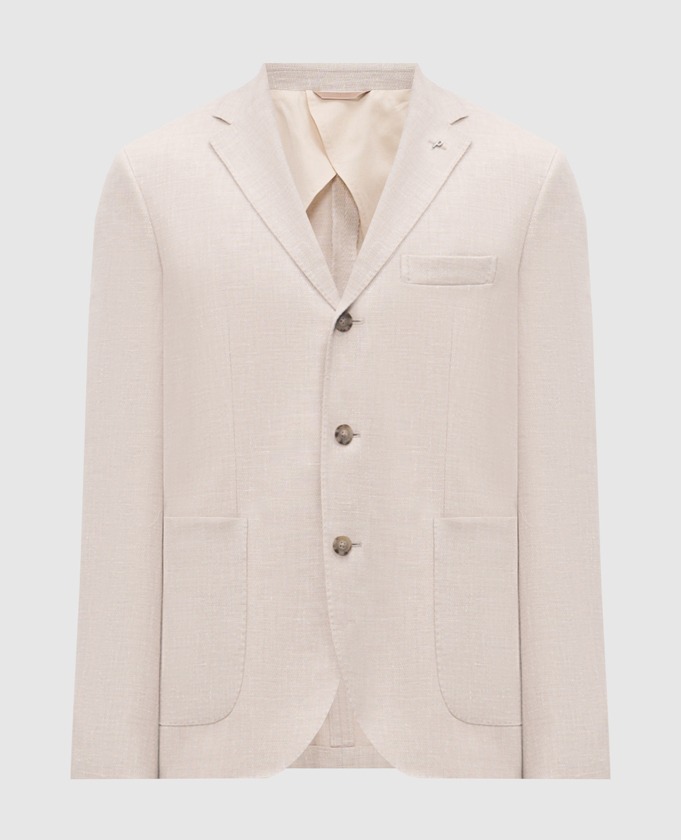 Beige linen, wool and silk jacket Peserico
Beige linen, wool and silk jacket Peserico