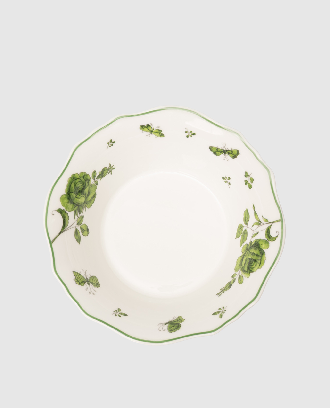 White porcelain salad bowl Rosa Rosae Geminiano Cozzi 1765
White porcelain salad bowl Rosa Rosae Geminiano Cozzi 1765
