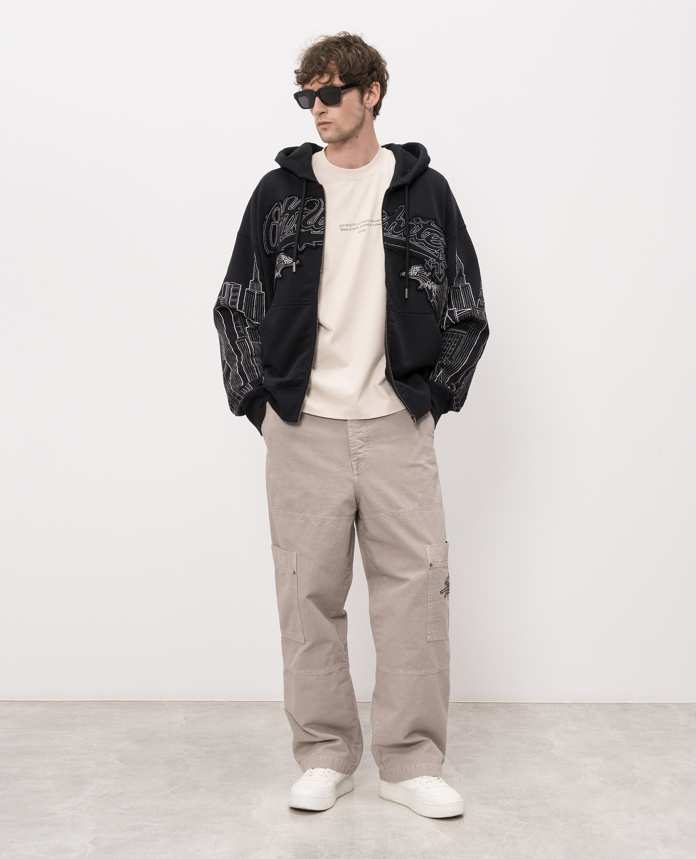 Black Skyline sports jacket Off-White
Black Skyline sports jacket Off-White
