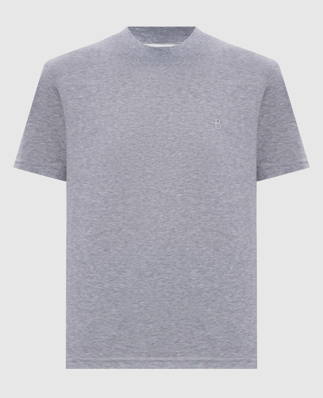 Grey melange T-shirt with monogram embroidery Ballantyne
Grey melange T-shirt with monogram embroidery Ballantyne