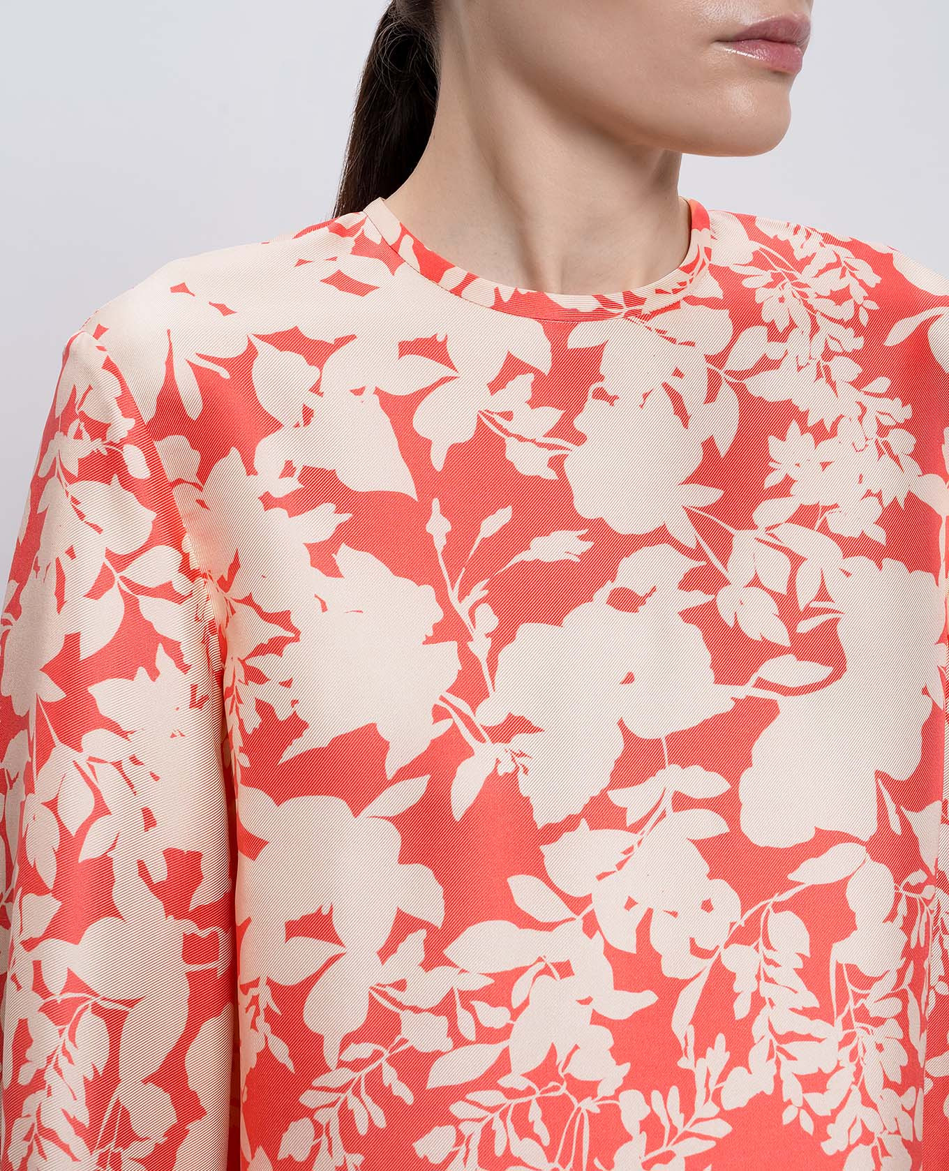 Floral print silk blouse Agnona, White
Floral print silk blouse Agnona, White