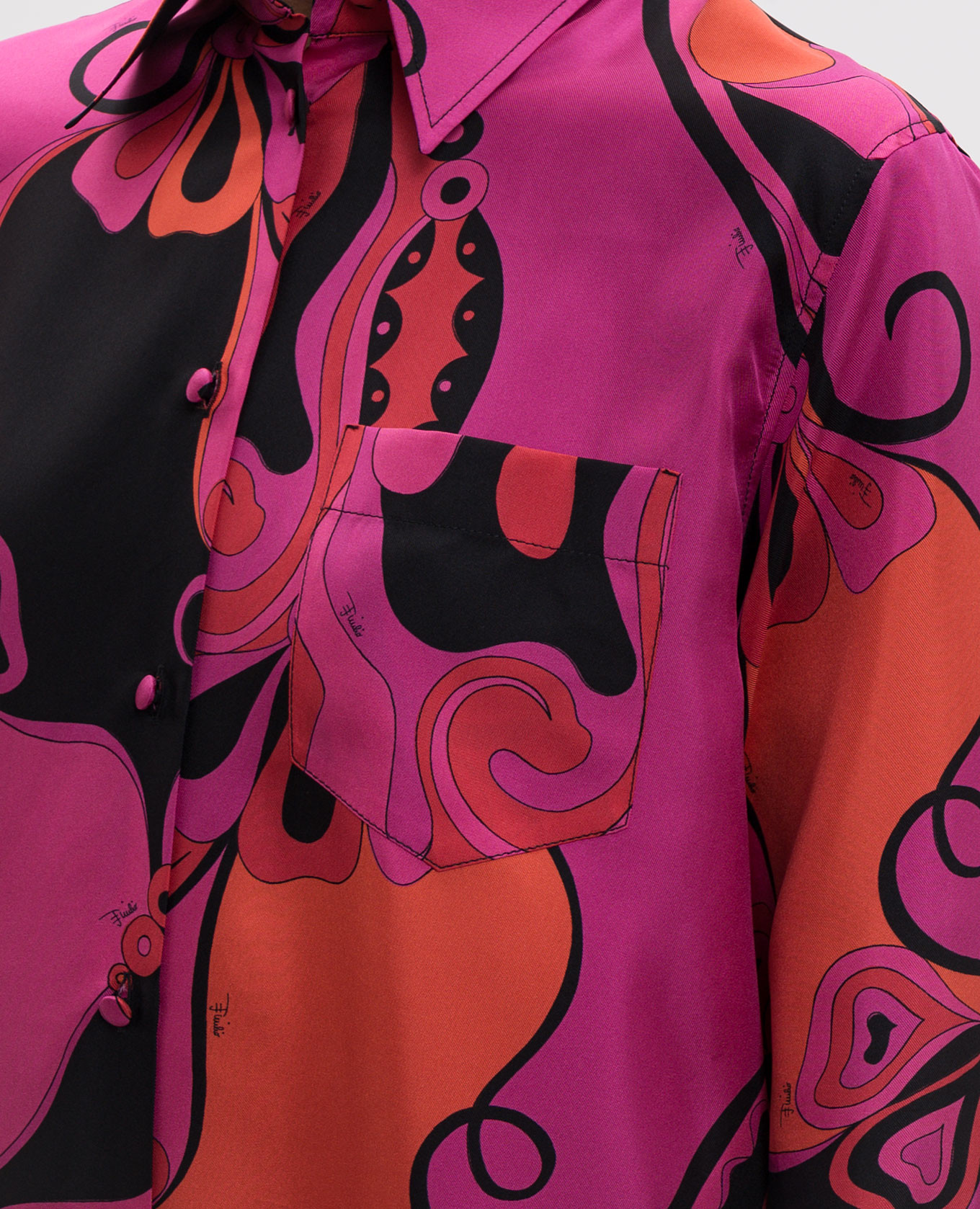 Pink printed silk blouse PUCCI
Pink printed silk blouse PUCCI