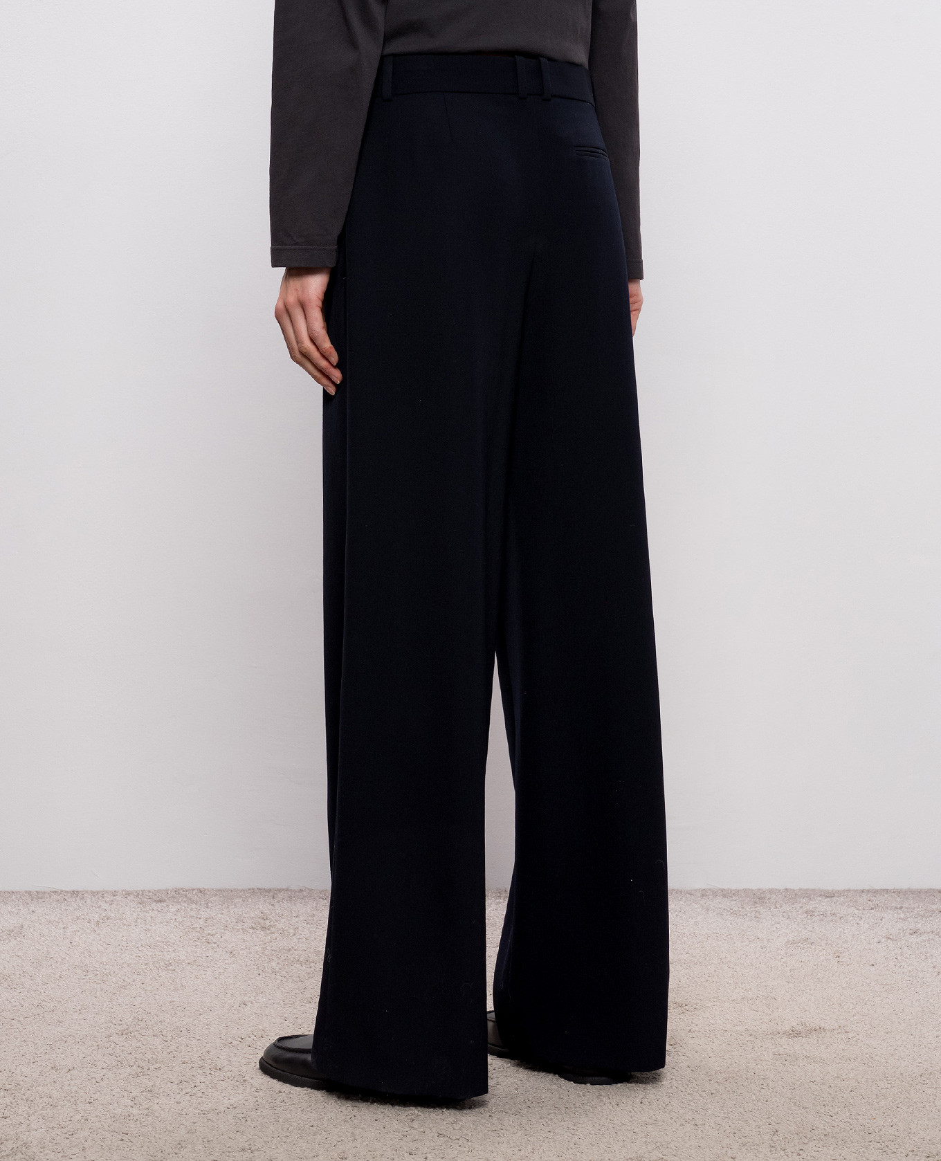 Blue Dender wool pants The Row
Blue Dender wool pants The Row