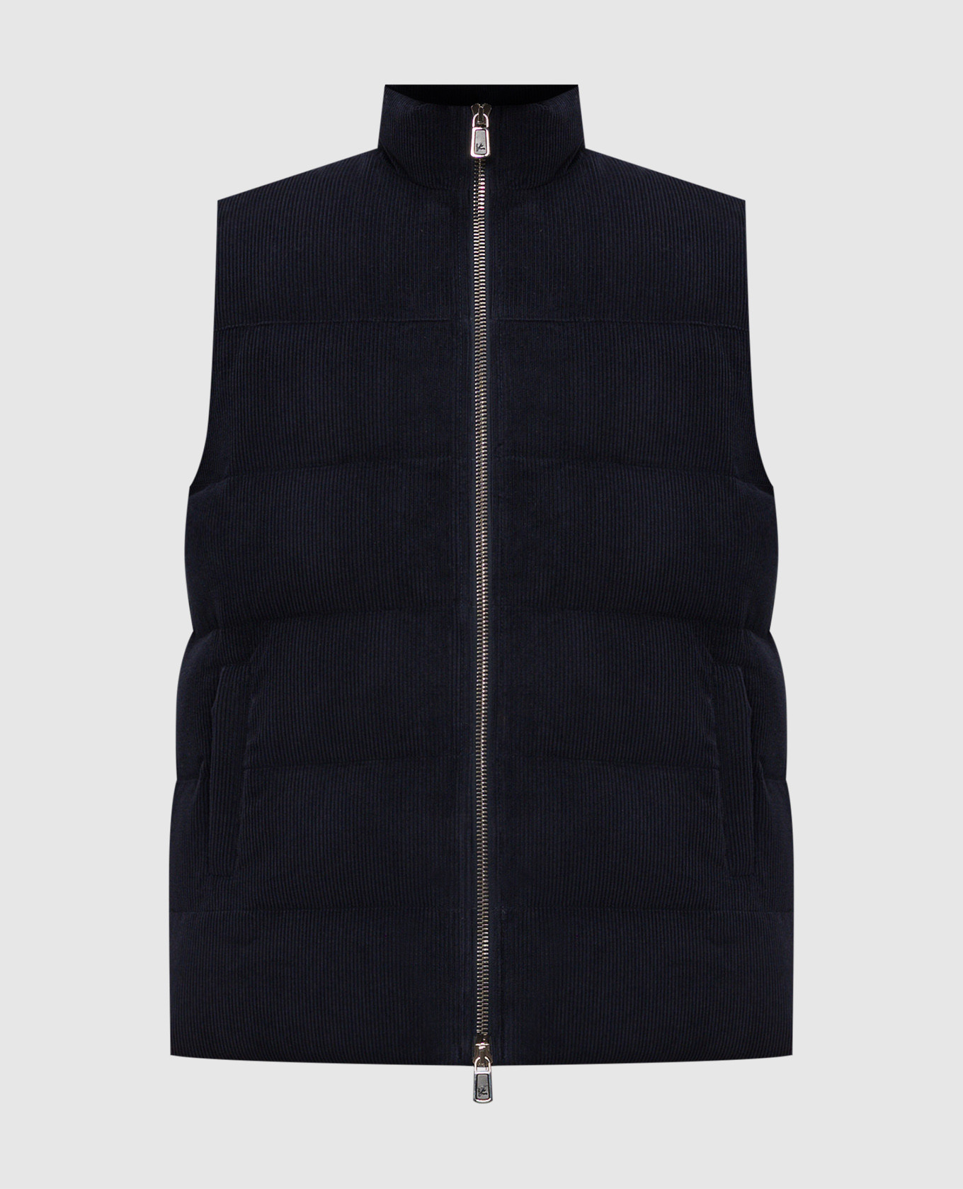Blue corduroy down vest ISAIA
Blue corduroy down vest ISAIA