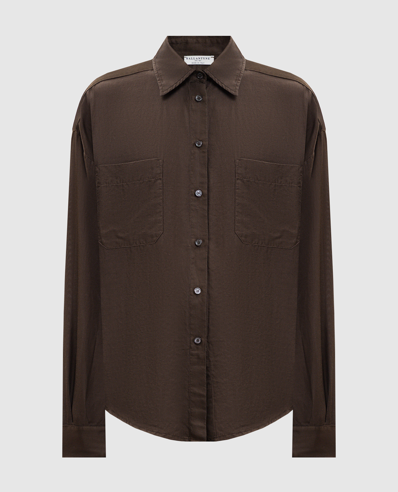 Brown shirt with silk Ballantyne
Brown shirt with silk Ballantyne