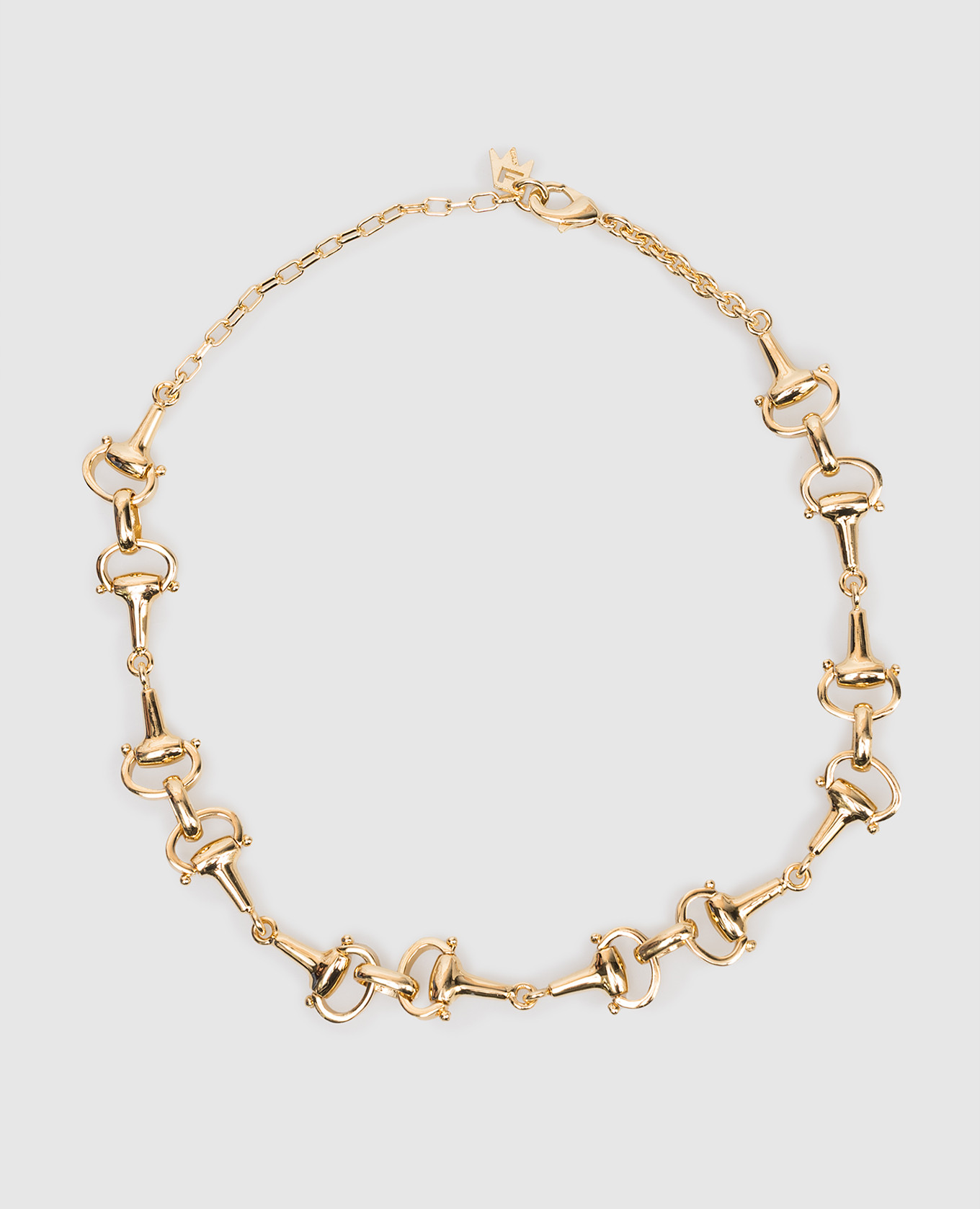 Gold necklace with pendant Reco, Golden
Gold necklace with pendant Reco, Golden