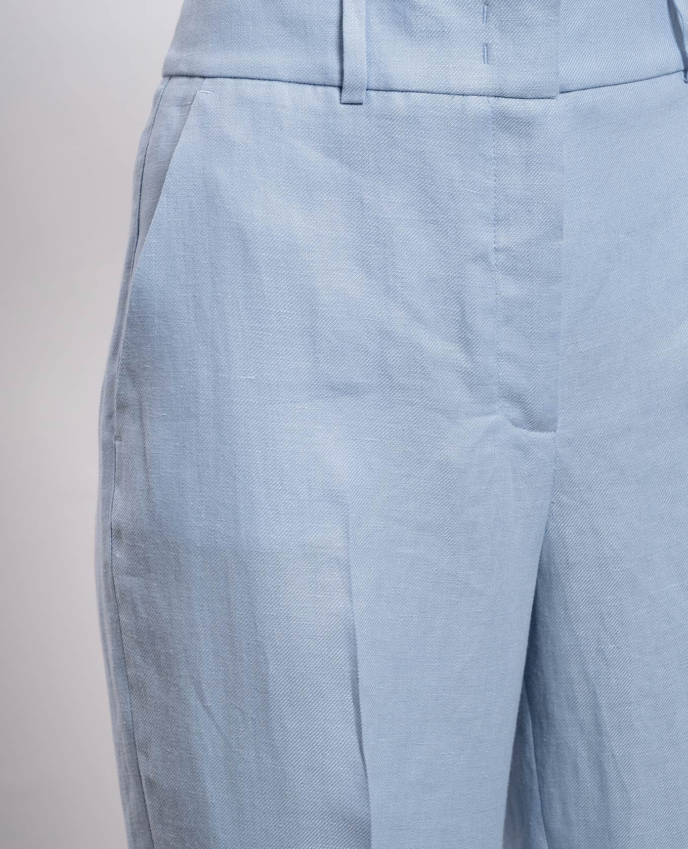 Blue linen trousers with lapels Peserico, Light blue
Blue linen trousers with lapels Peserico, Light blue