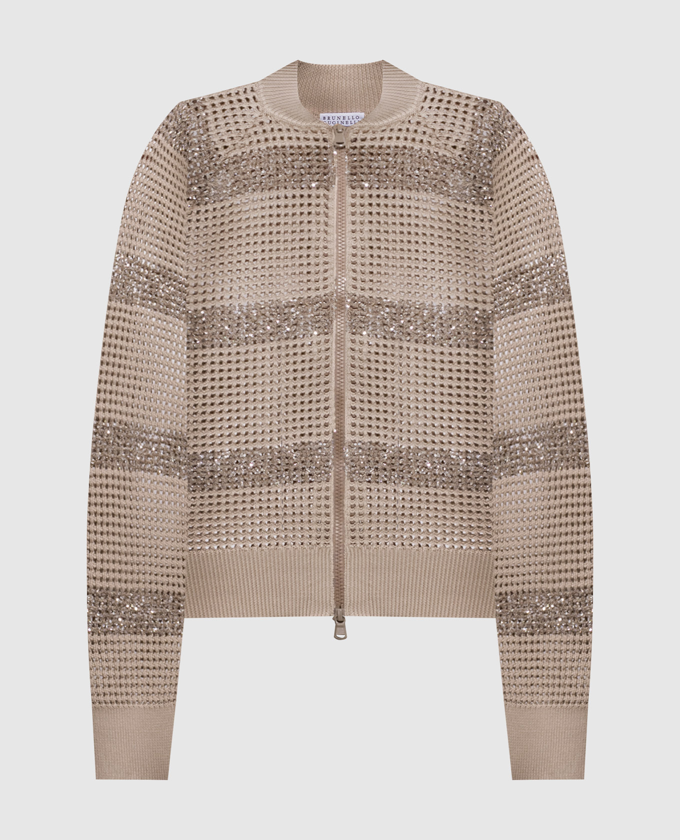 Beige cardigan with sequins Brunello Cucinelli
Beige cardigan with sequins Brunello Cucinelli
