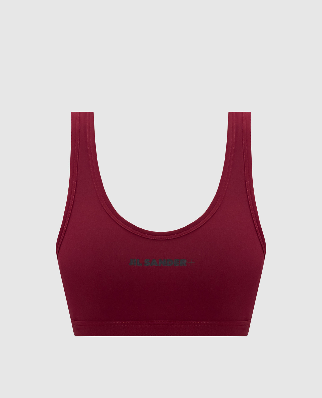 Burgundy swimsuit bodice with logo Jil Sander
Burgundy swimsuit bodice with logo Jil Sander
