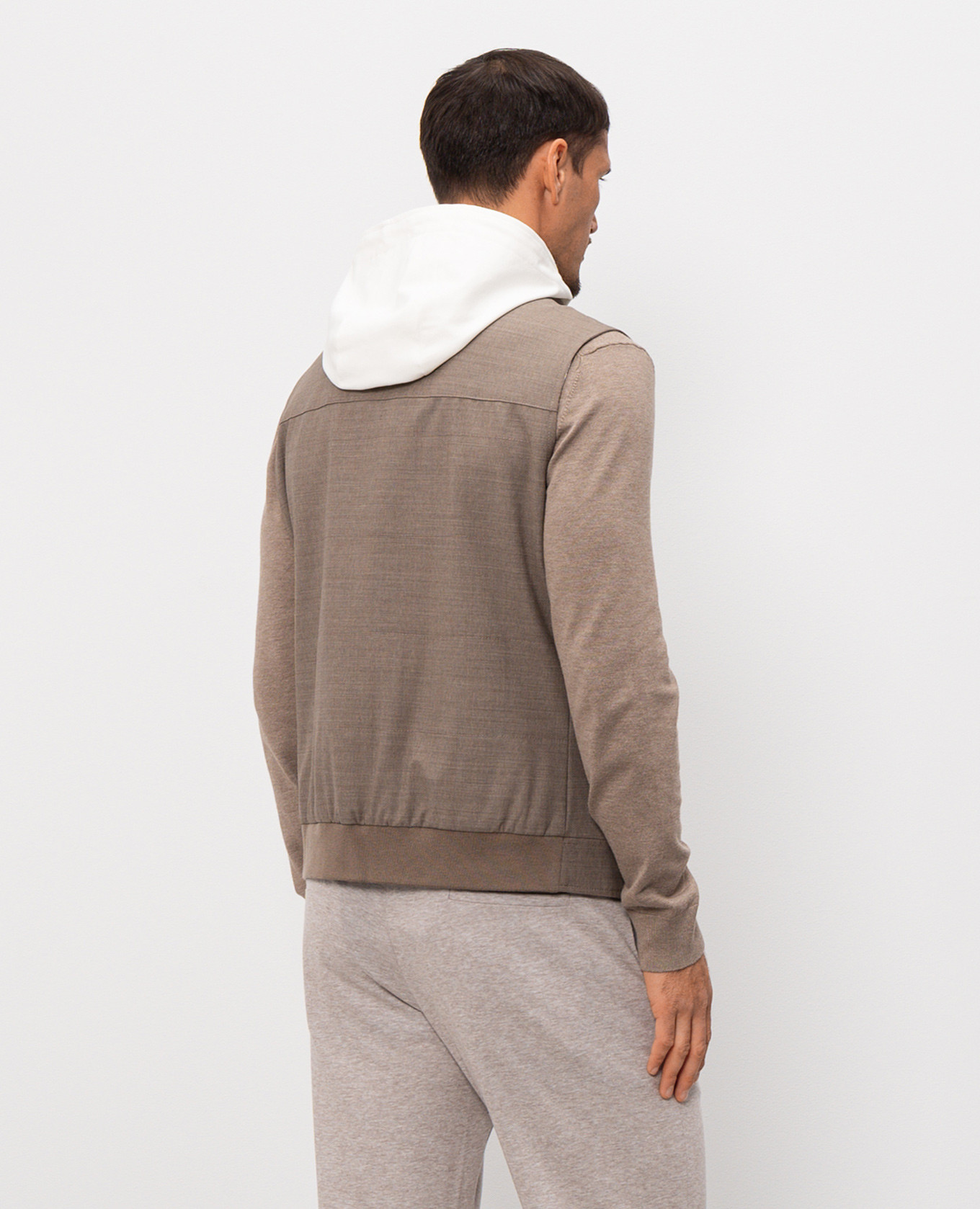 Brown wool vest Pini Parma
Brown wool vest Pini Parma