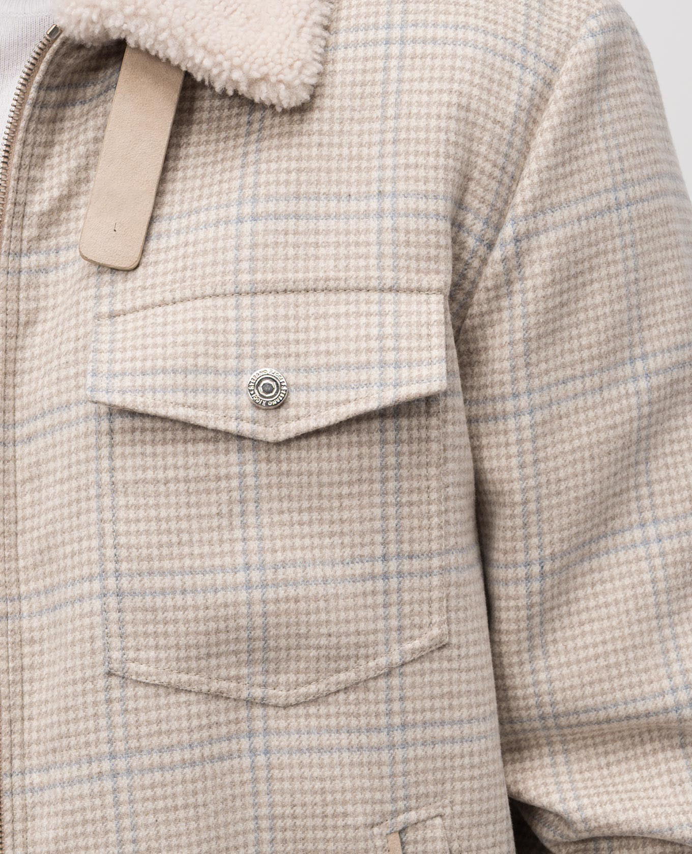 Beige wool and cashmere jacket with fur trim Stefano Ricci
Beige wool and cashmere jacket with fur trim Stefano Ricci