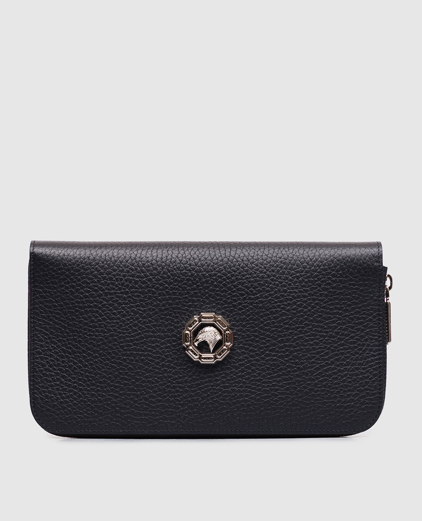 Blue leather clutch wallet with metal emblem Stefano Ricci
Blue leather clutch wallet with metal emblem Stefano Ricci