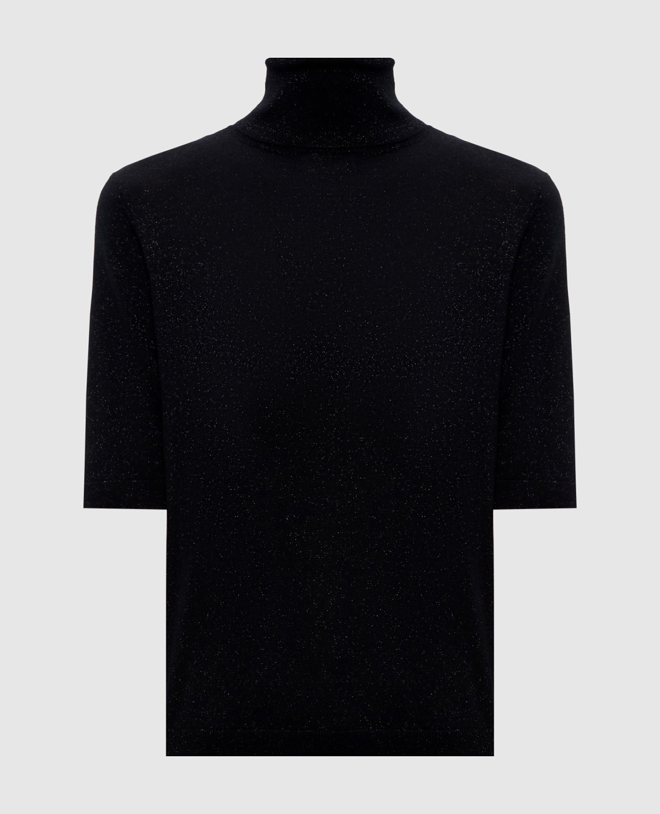 Black merino wool top with lurex Allude
Black merino wool top with lurex Allude