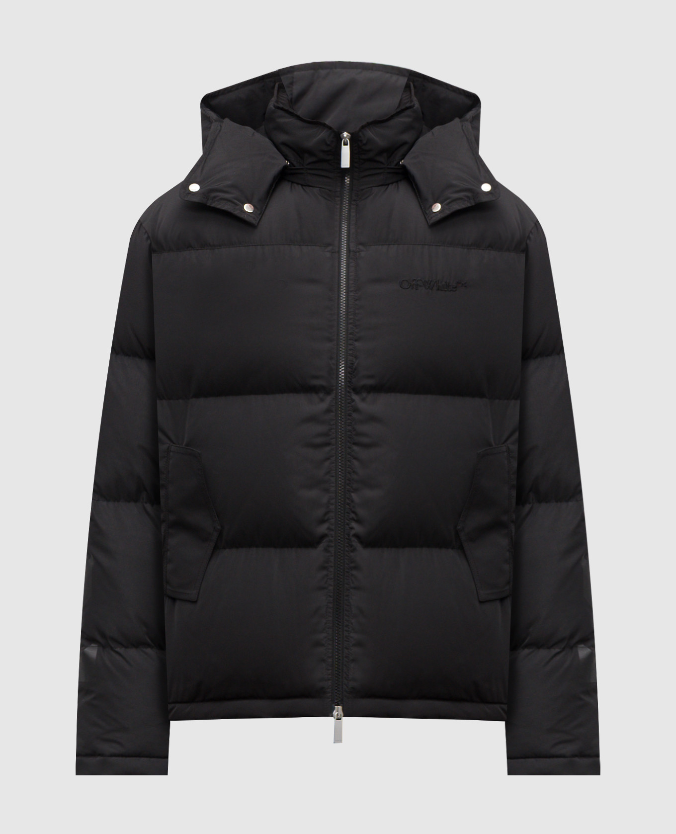 Black down jacket with logo Off-White
Black down jacket with logo Off-White