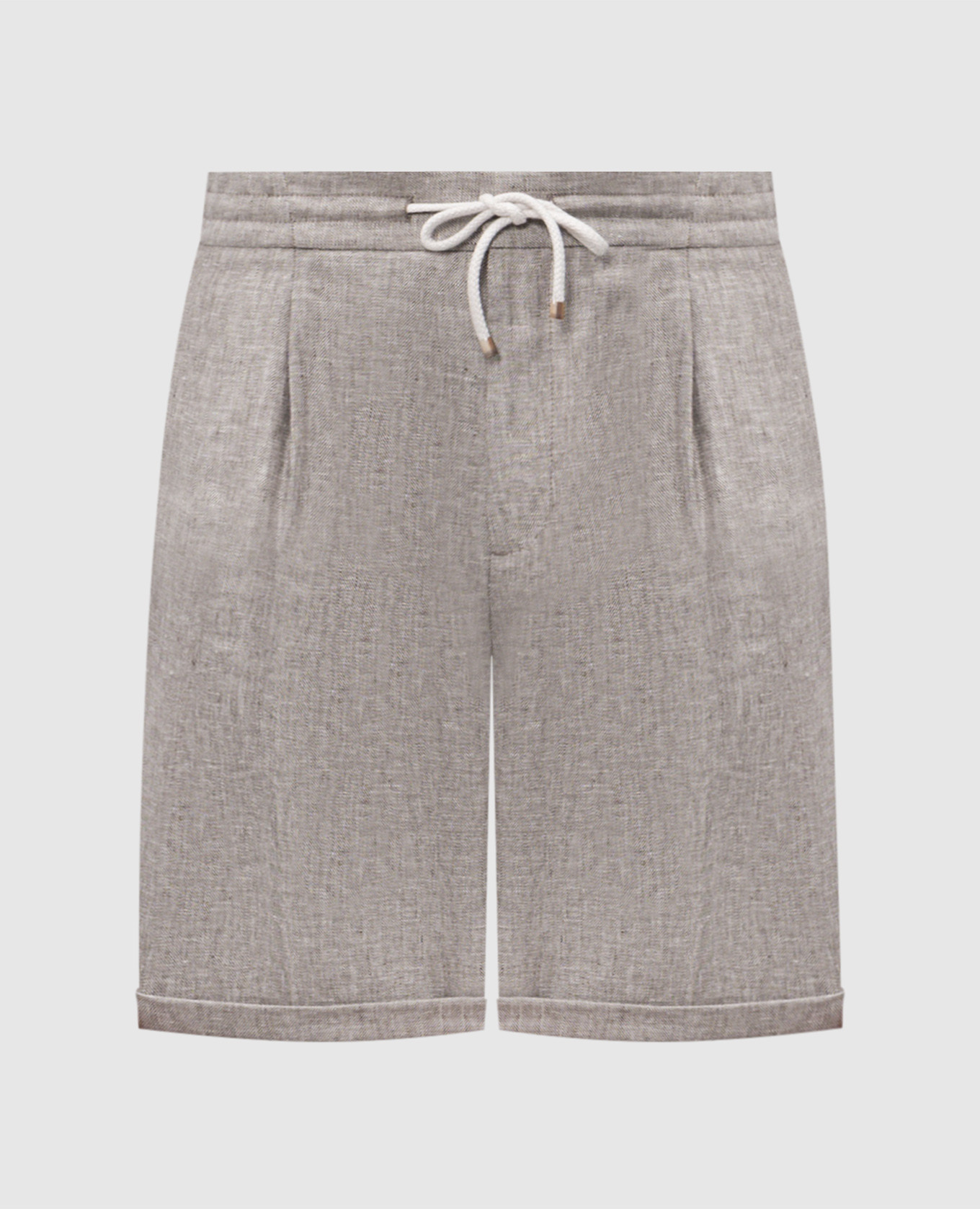 Gray hemp and linen shorts Brunello Cucinelli, Grey
Gray hemp and linen shorts Brunello Cucinelli, Grey