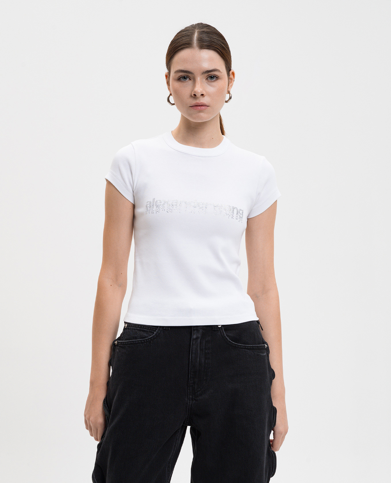 White T-shirt with logo Alexander Wang
White T-shirt with logo Alexander Wang