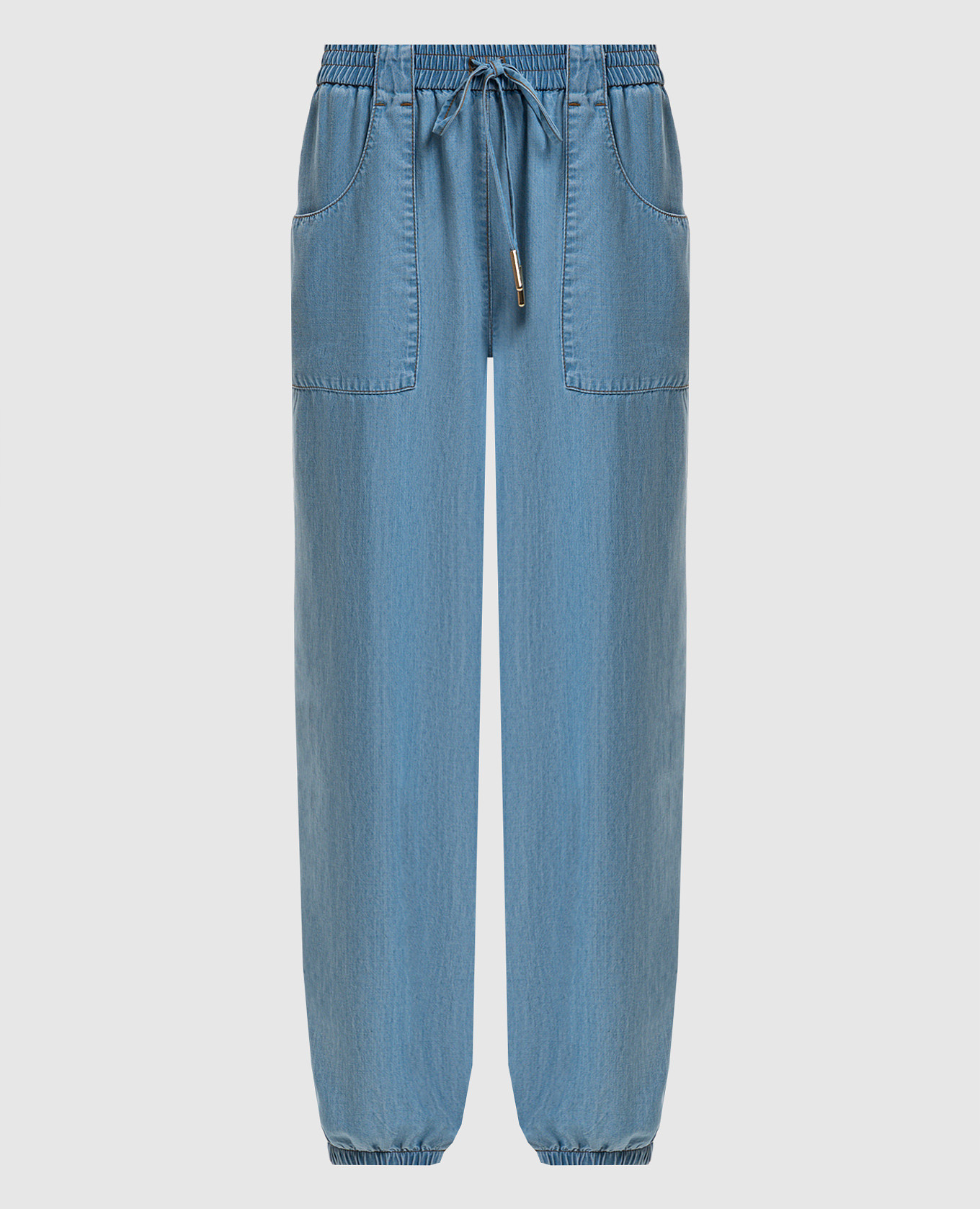 Blue joggers with logo Twinset, Light blue
Blue joggers with logo Twinset, Light blue