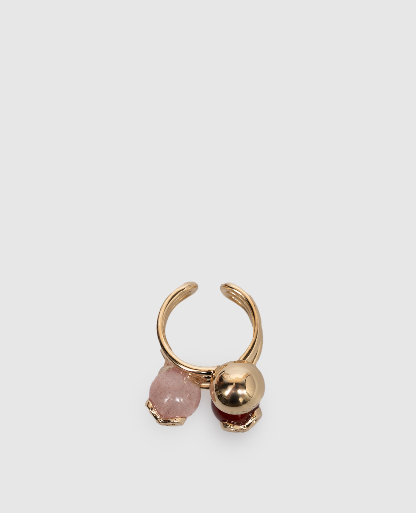 Golden ring with stones Twinset
Golden ring with stones Twinset